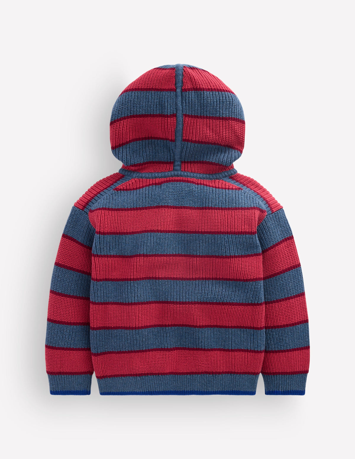 Chunky Cotton Hoodie-Denim Blue Stripe-2