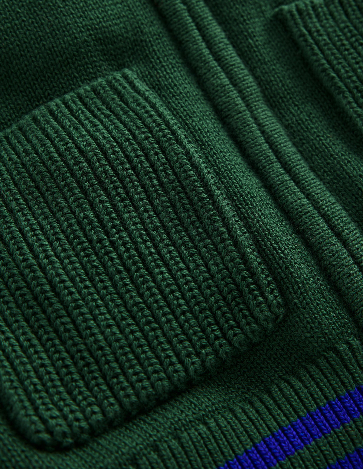 Smart Zip-through Jumper-Brunswick Green Marl - Image 4