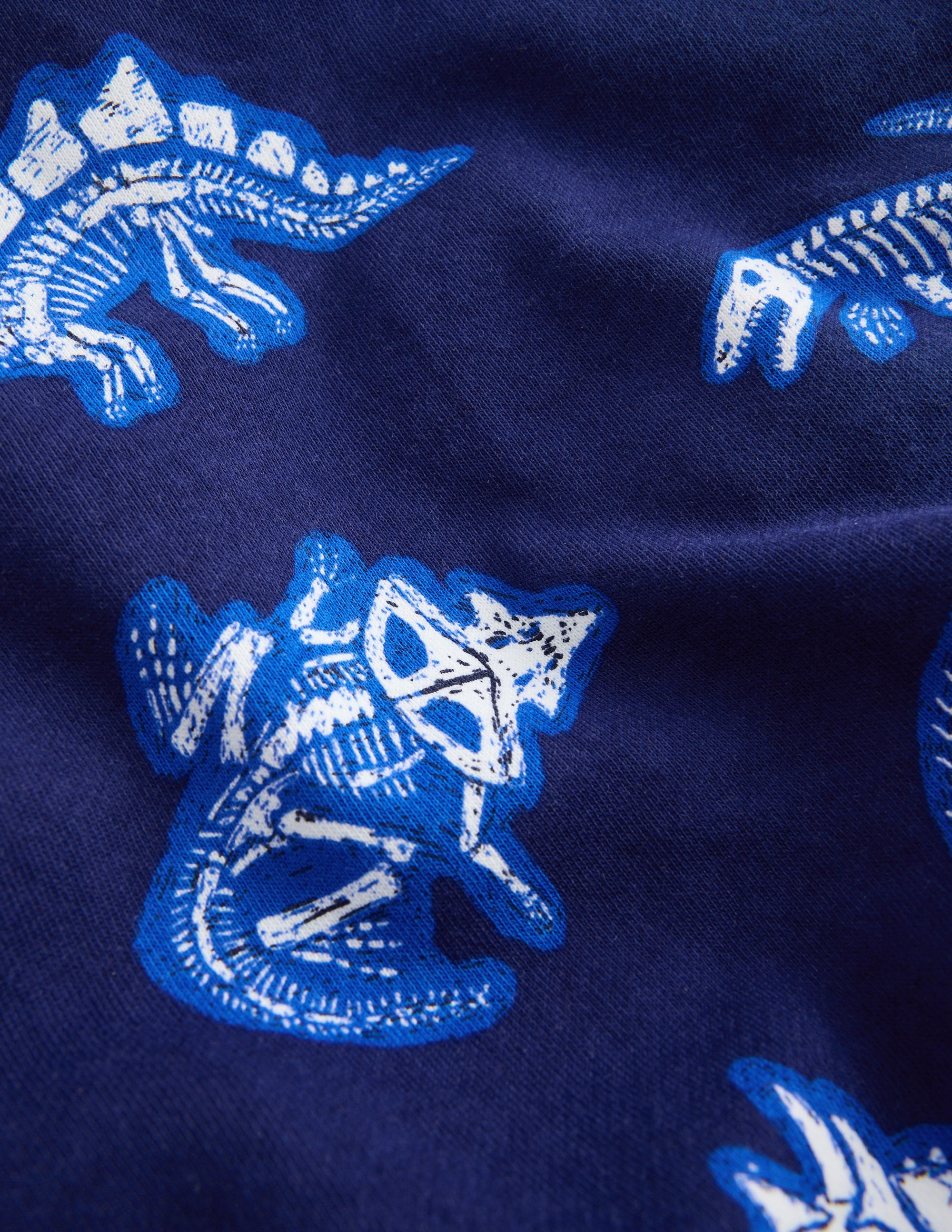 Glow-In-The-Dark Sweatshirt-College Navy Dino - Image 3