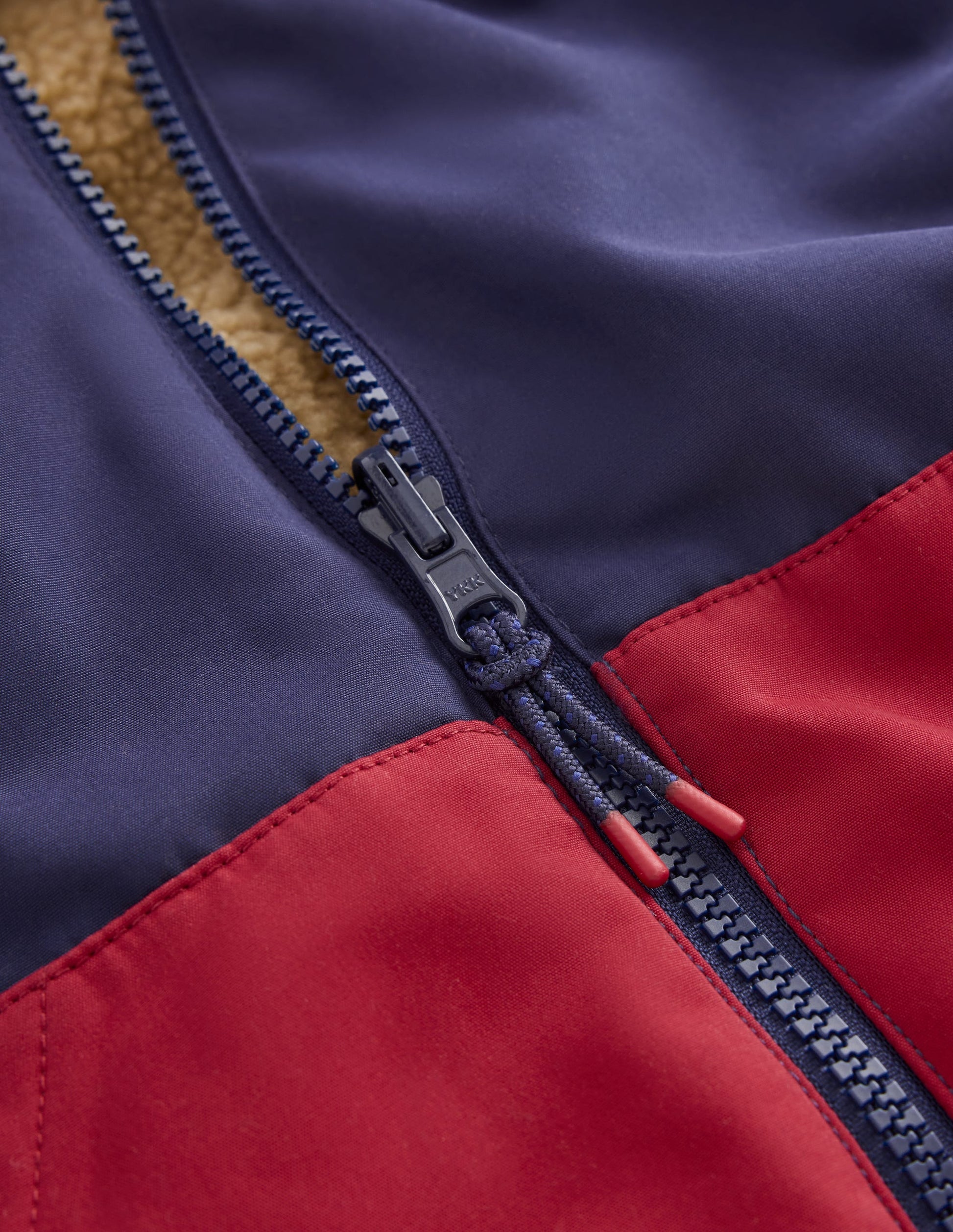 Reversible Borg Bomber-BLUE and RED colourblock-3