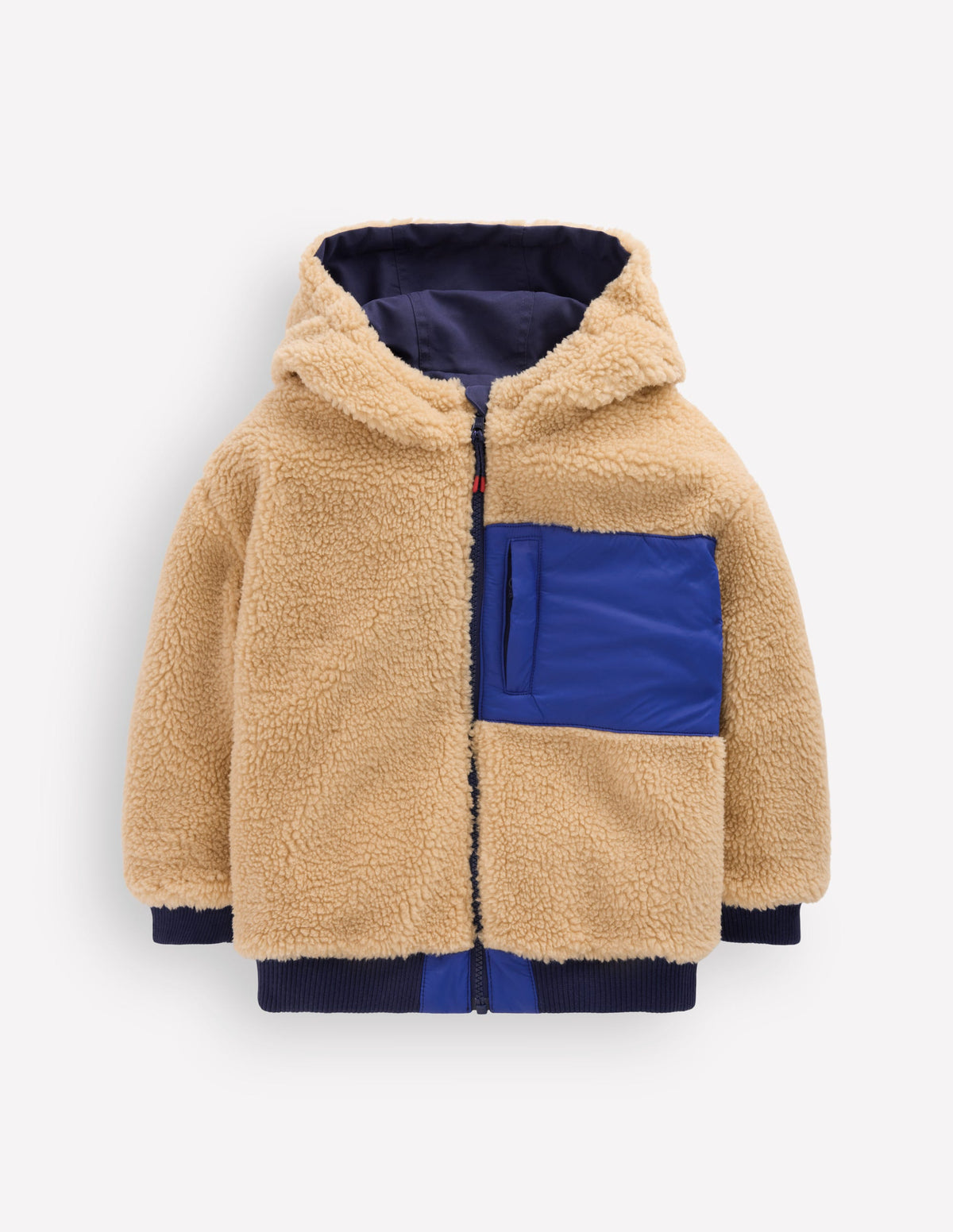 Reversible Borg Bomber-BLUE and RED colourblock-4
