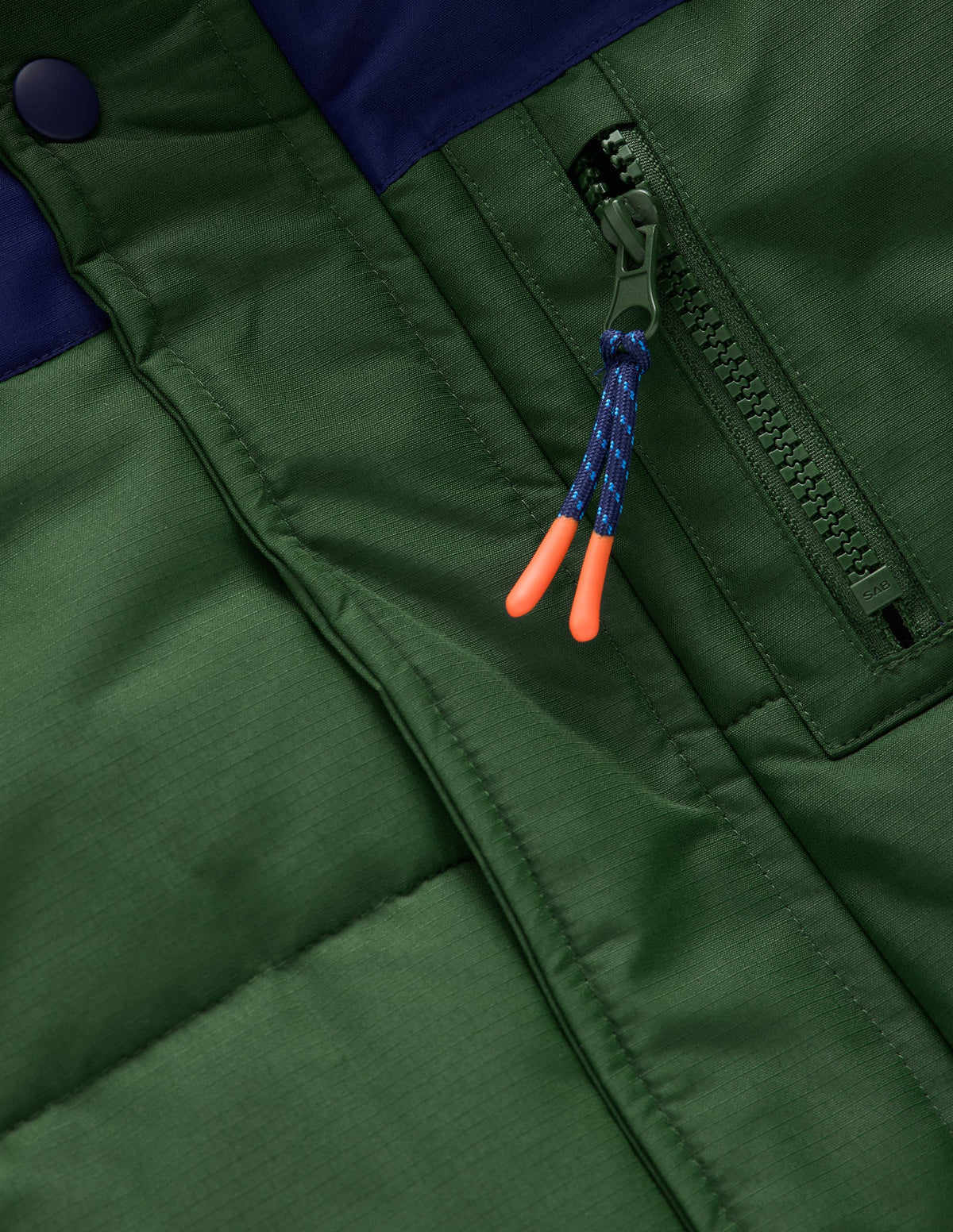 Borg Lined Puffer Coat-Brunswick Green-3
