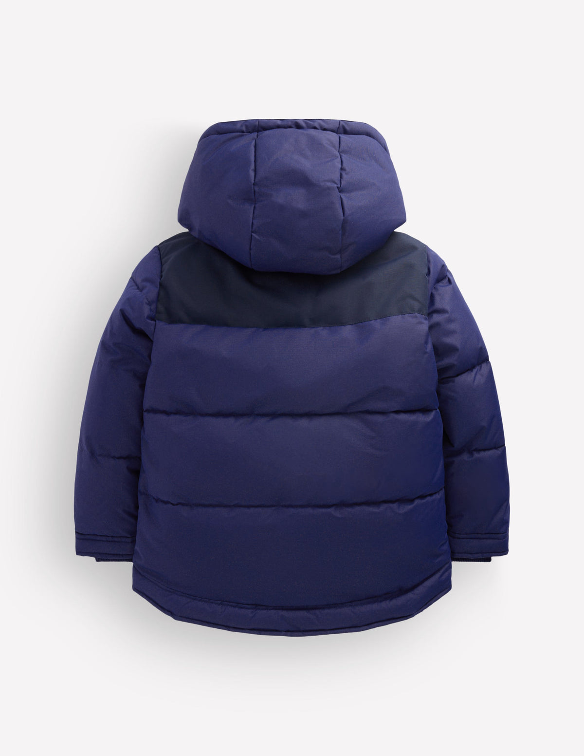 Borg Lined Puffer Coat-College Navy-7