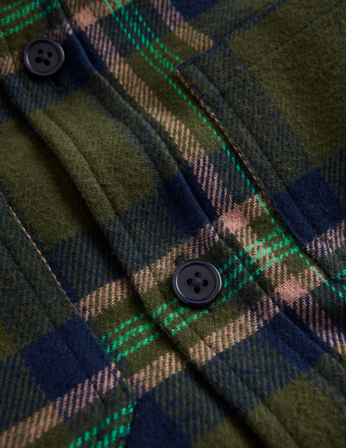 Shacket-Green Check-4