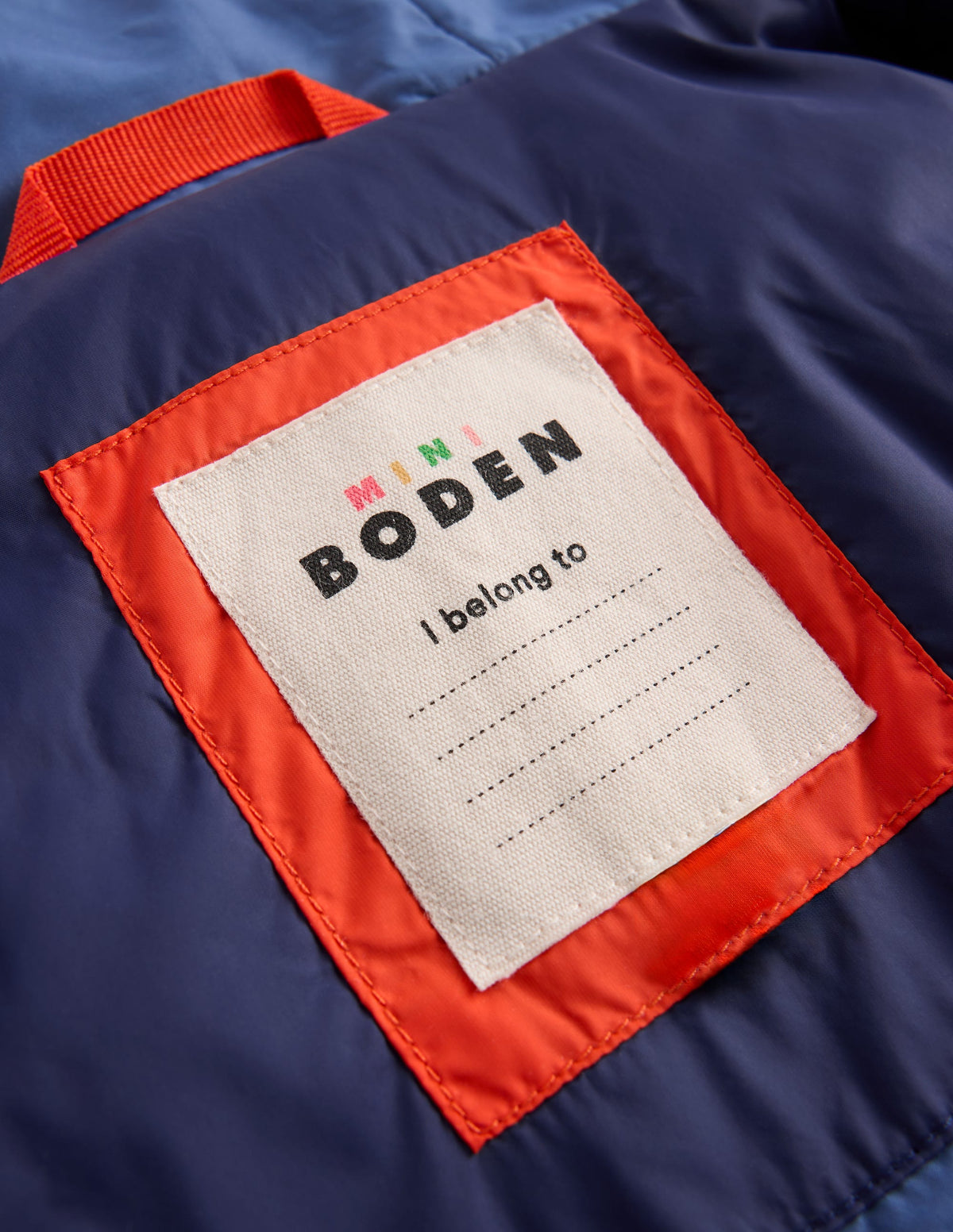2-in-1 Borg Mix Panel Jacket-Navy - Image 5