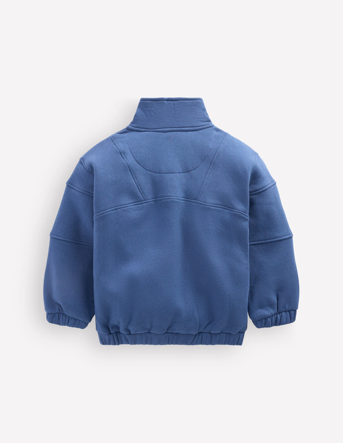 Half-zip Sweatshirt-Denim Blue - Image 2