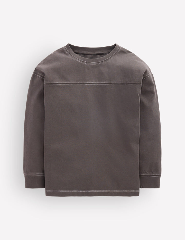 Garment Dye Cut & Sew T-shirt-Warm Brown