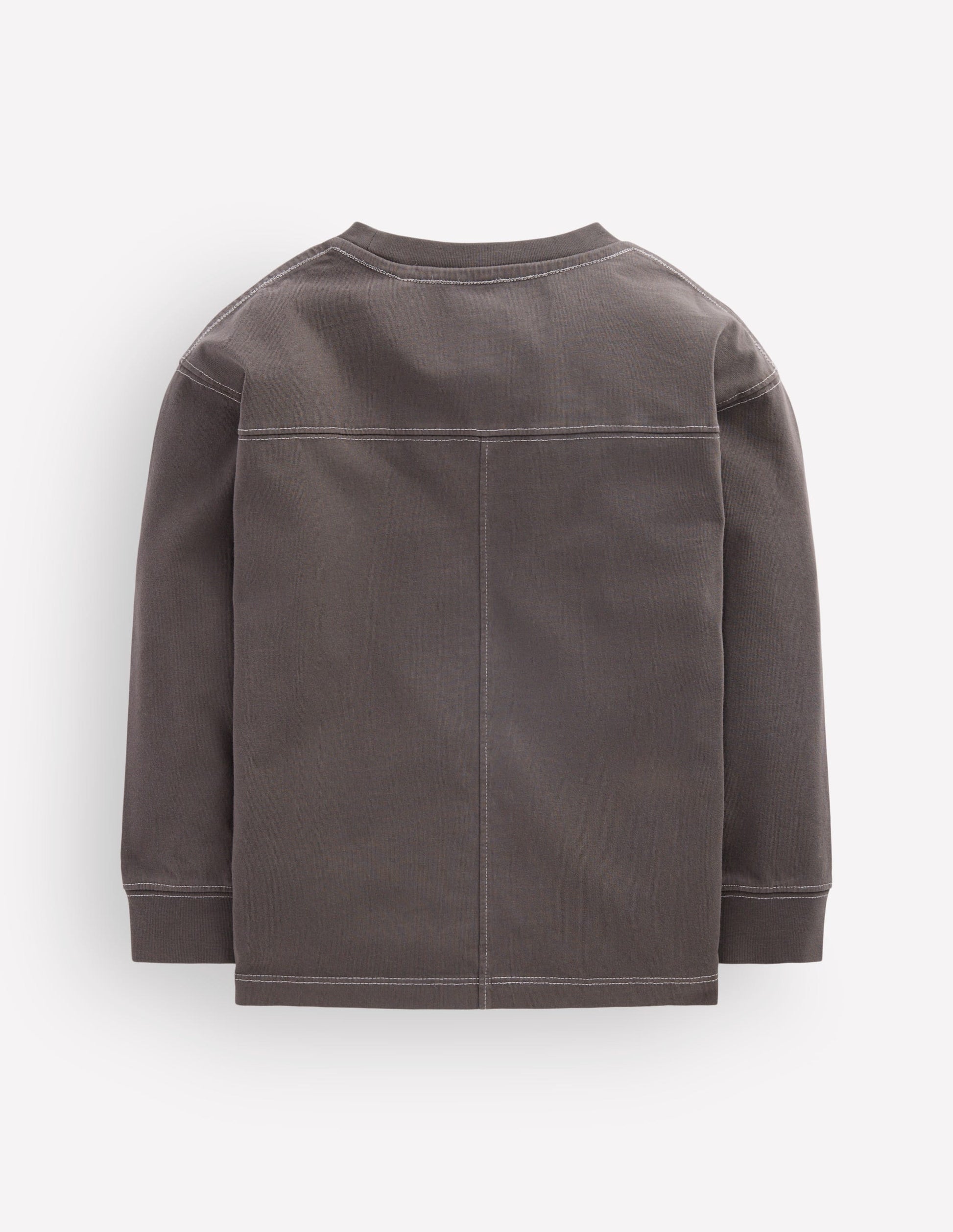 Garment Dye Cut & Sew T-shirt-Warm Brown-2