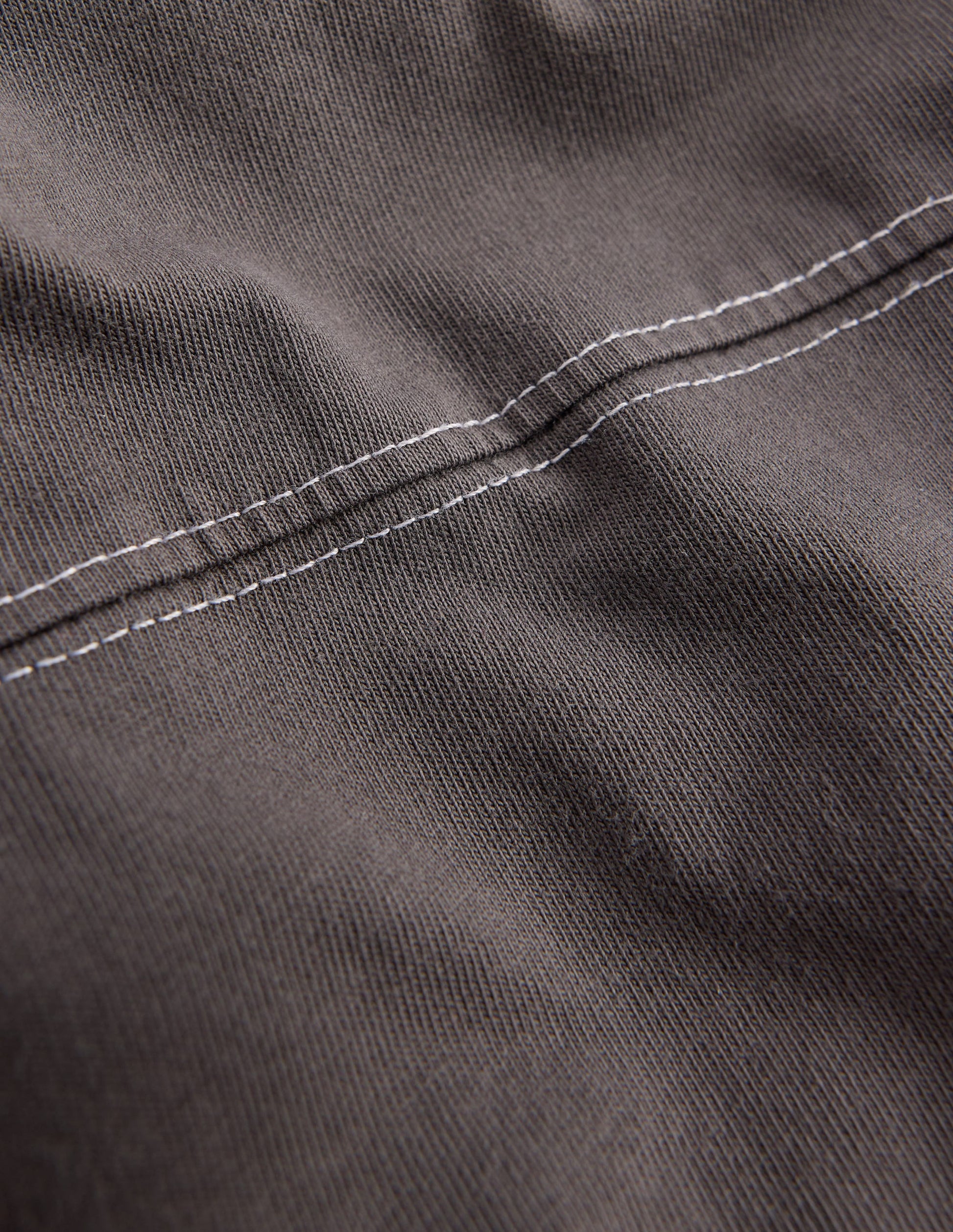 Garment Dye Cut & Sew T-shirt-Warm Brown-3