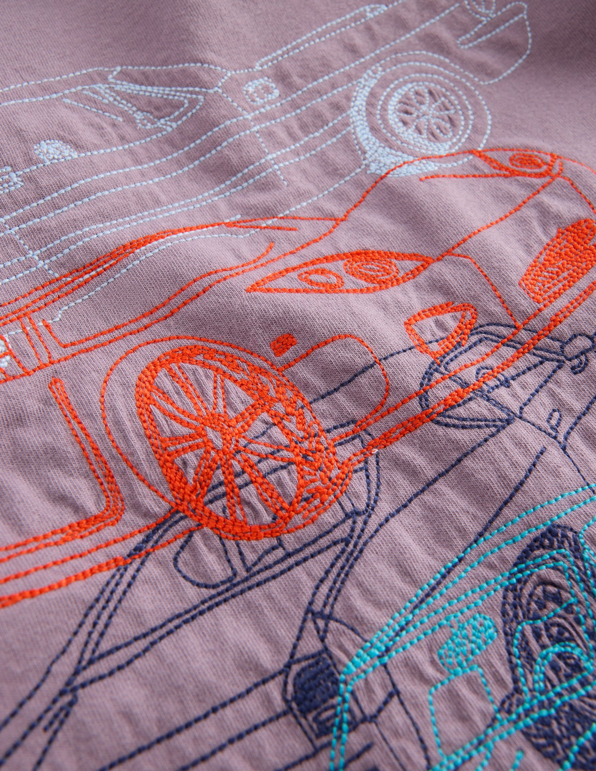 Stacking Superstitch T-shirt-GREY RIDGE COOL CARS - Image 3