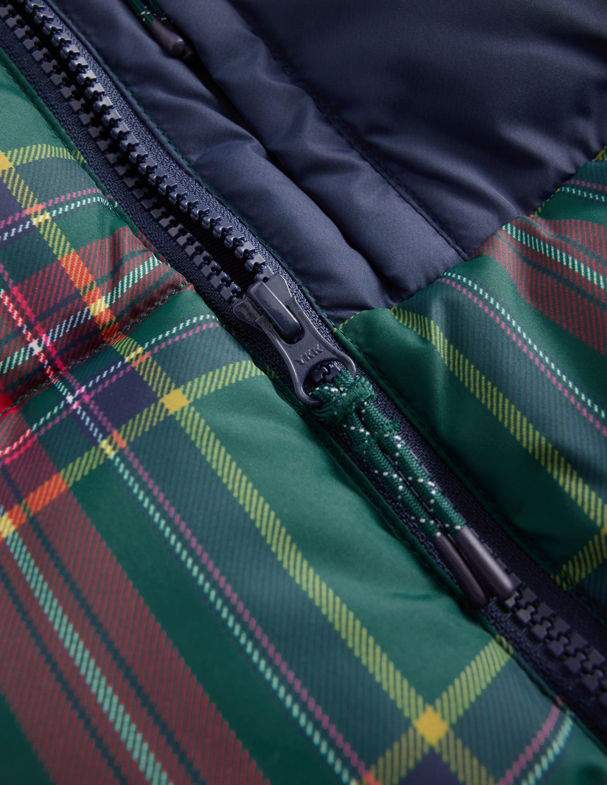 Fun Padded Coat-Green Check-8