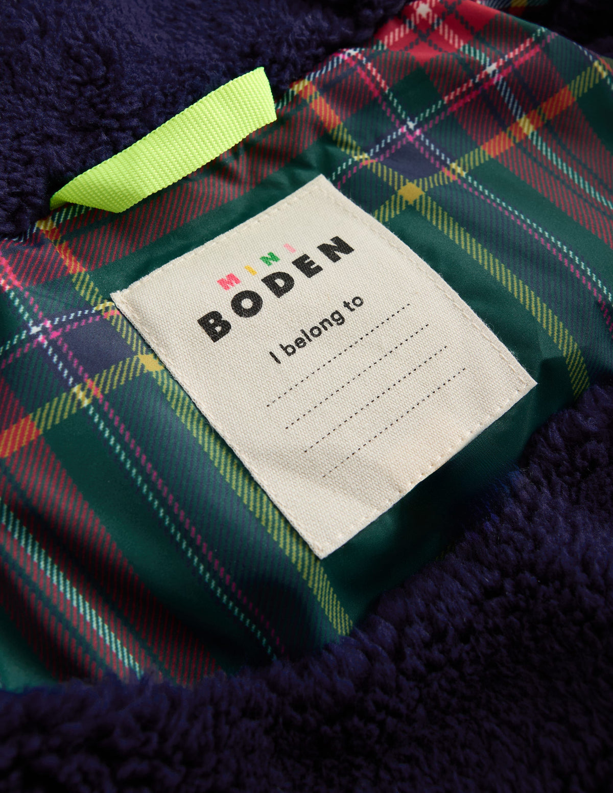 Fun Padded Coat-Green Check-9