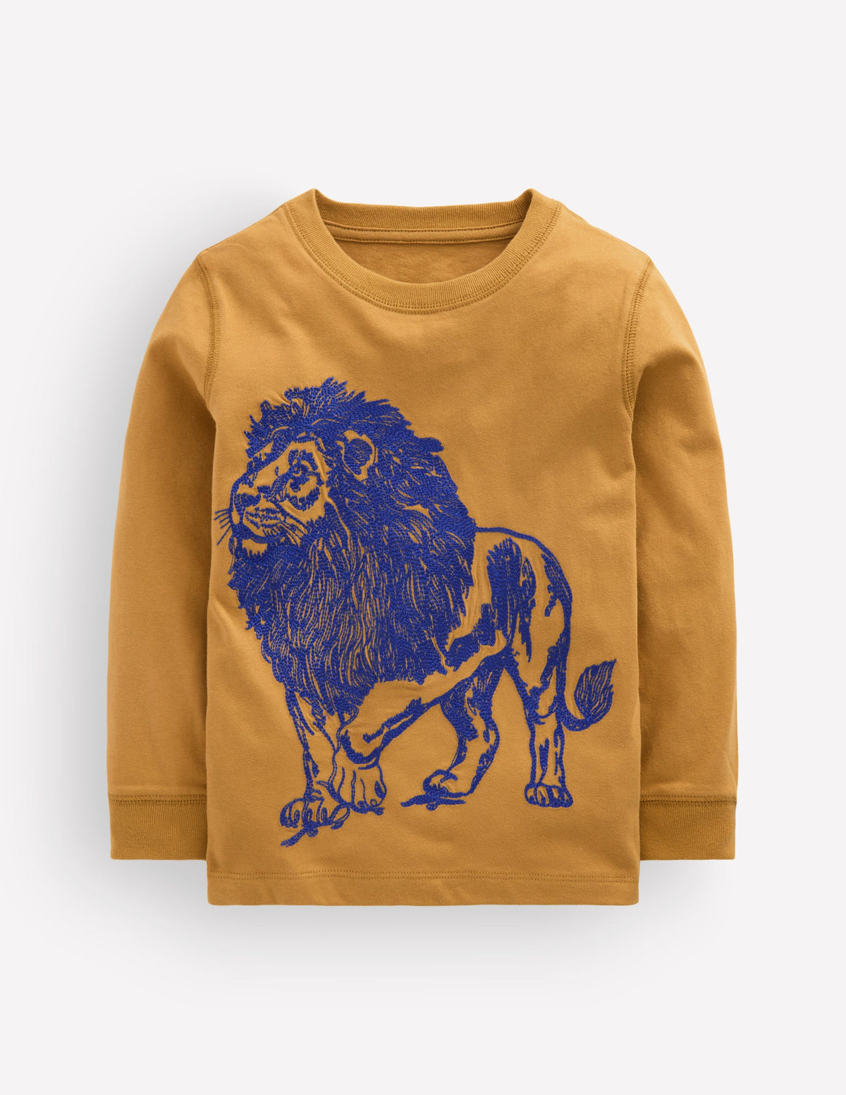 Neon Superstitch T-shirt-Gold Wheat Lion - Image 1