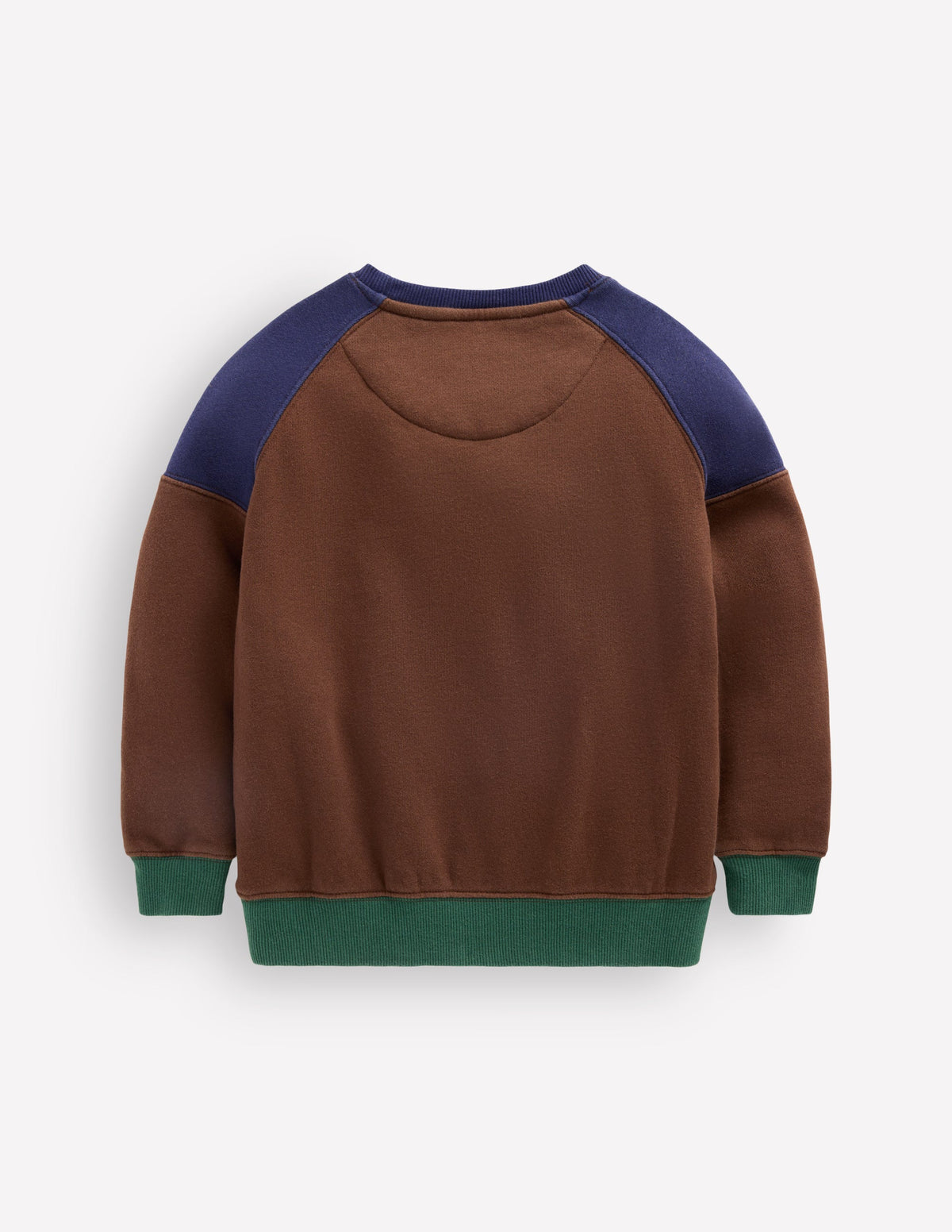 Colourblock Raglan-Raw Umber Colourblock-2