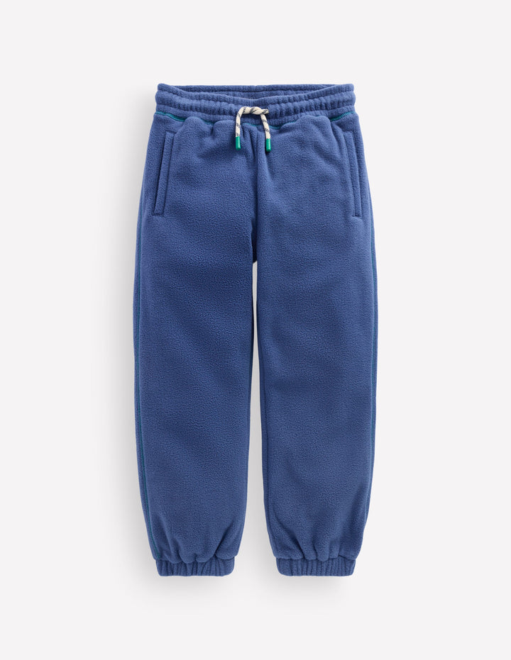 Cosy Fleece Joggers-Denim Blue
