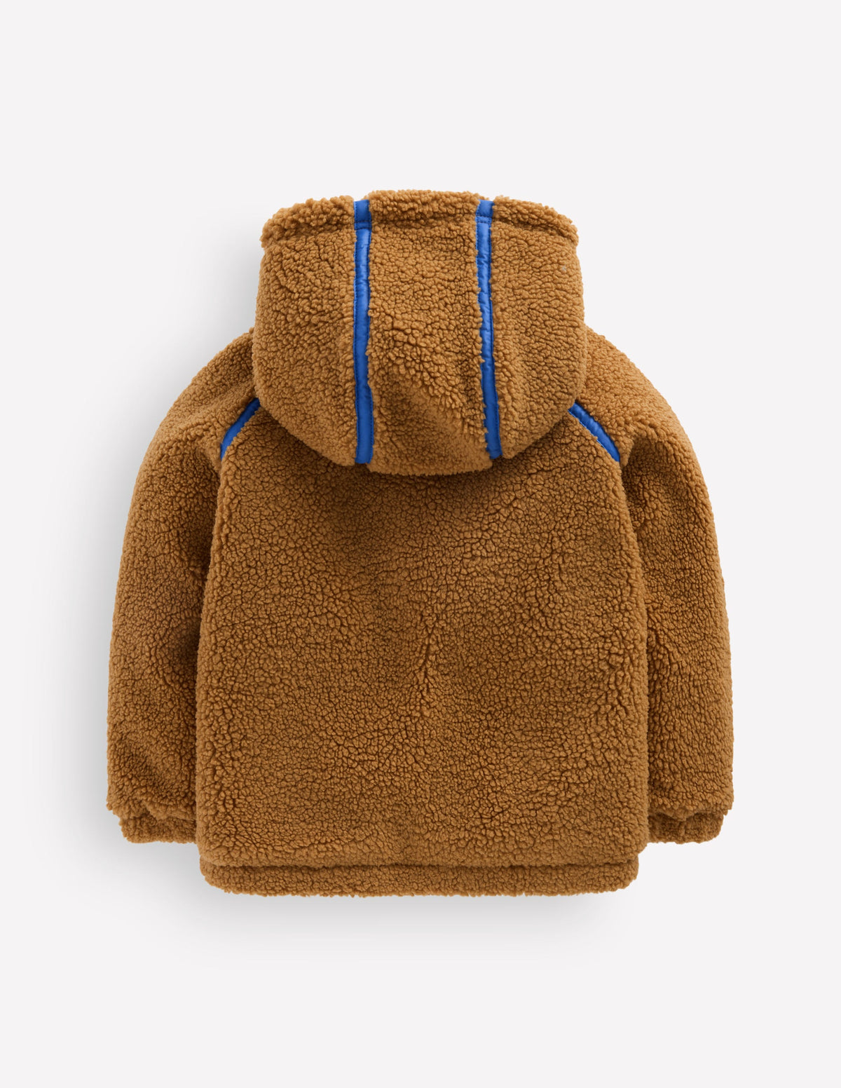Cosy Borg Hooded Jacket-BROWN BORG-2