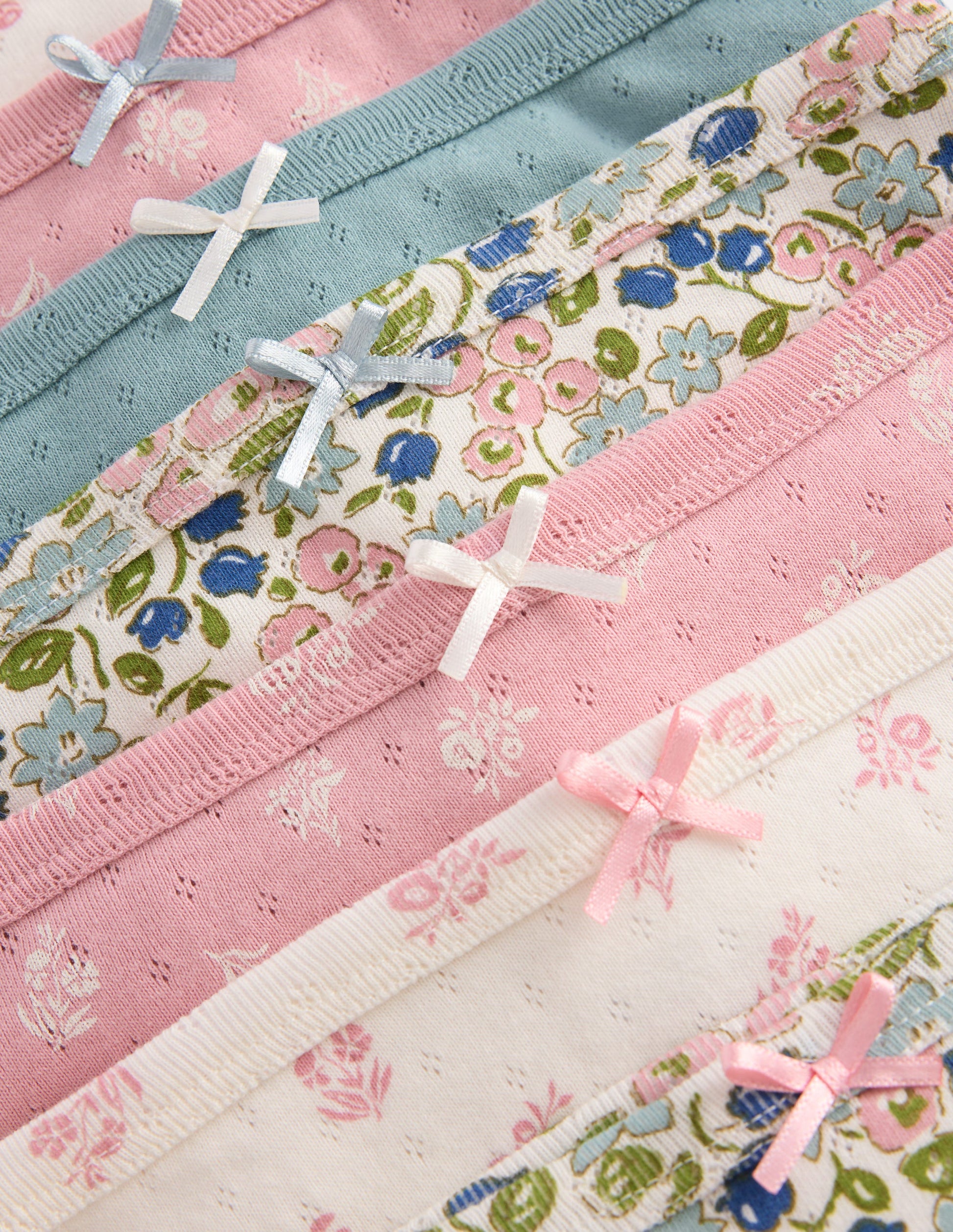 7-pack Pointelle Pants-Patchwork ditsy floral-3