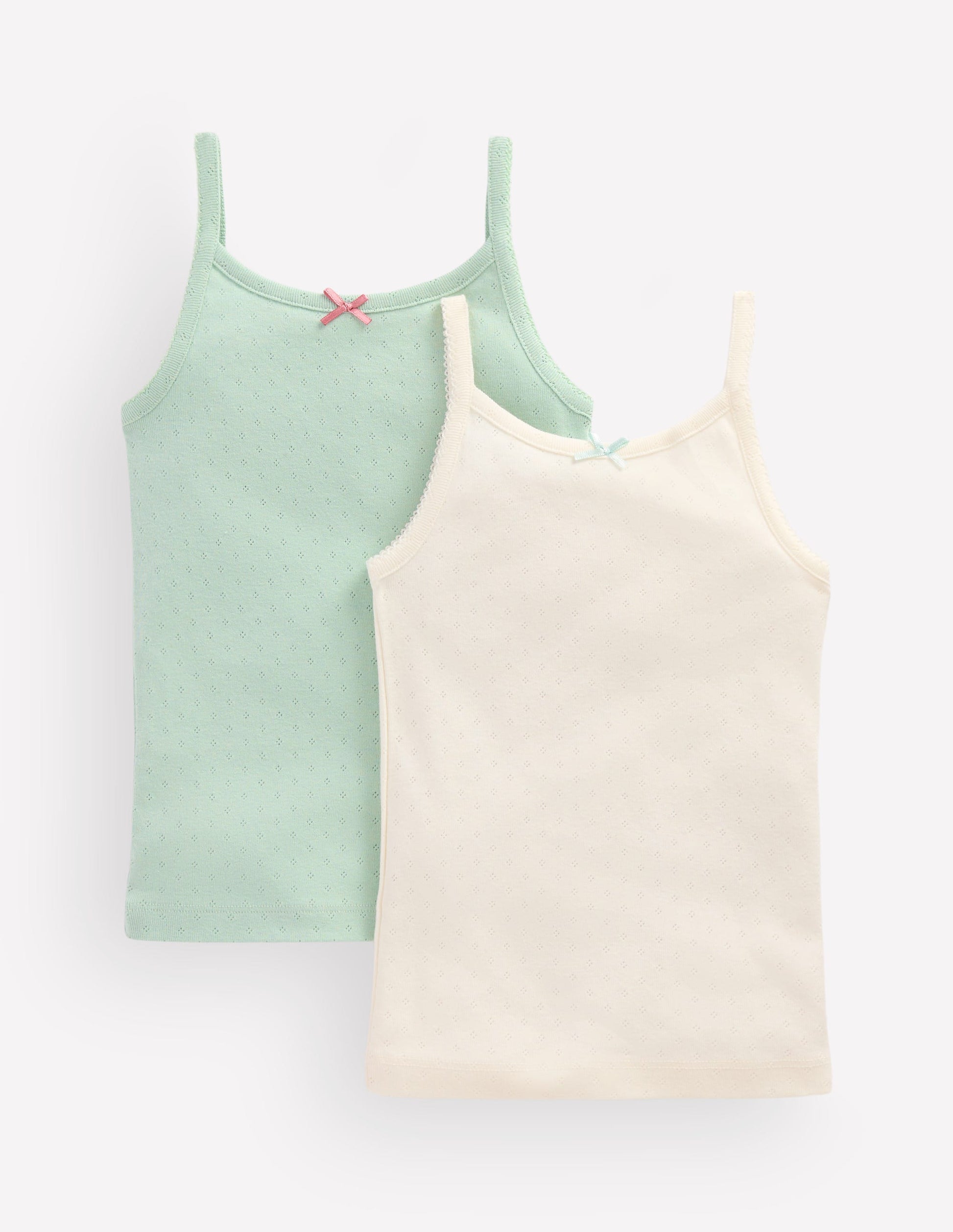 2 pack Pointelle Vests-Harbor Grey-1