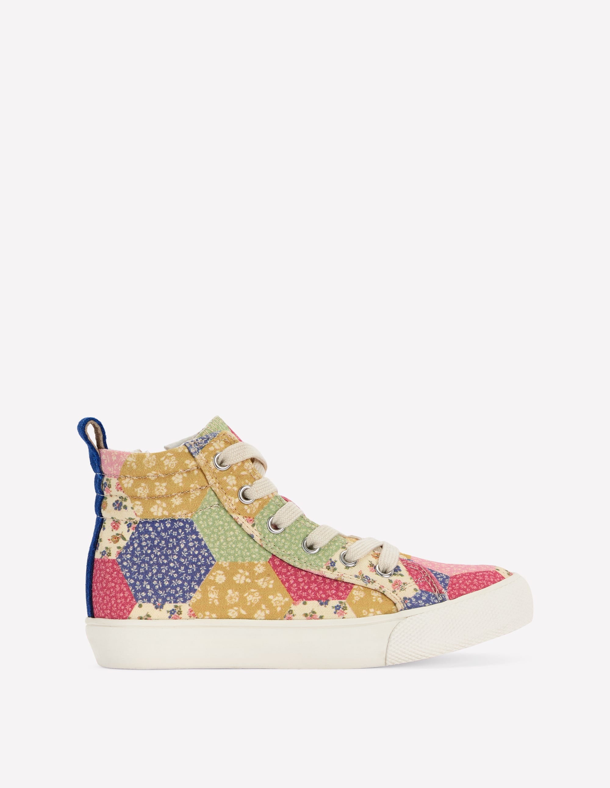 High Tops (Girls)-Patchwork Floral - Image 1