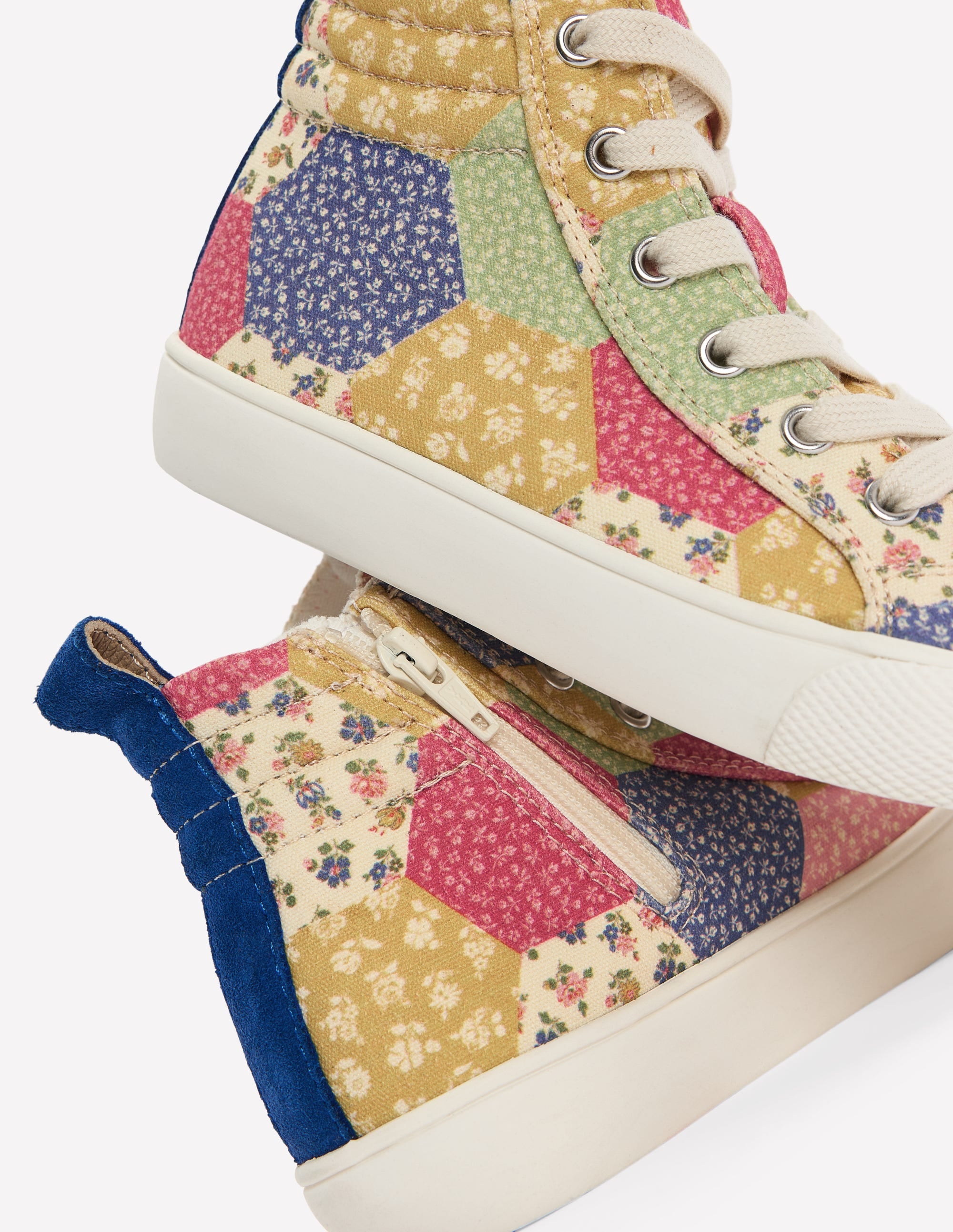 High Tops (Girls)-Patchwork Floral - Image 3