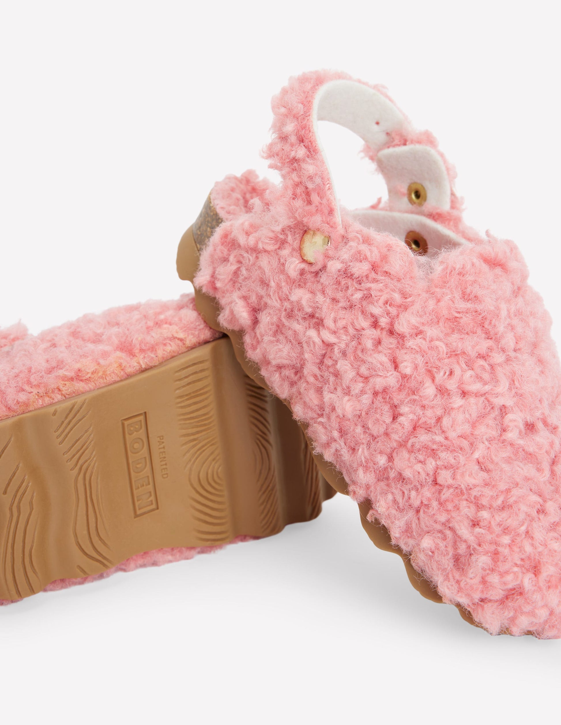 Cosy Borg Slippers-Pink-3