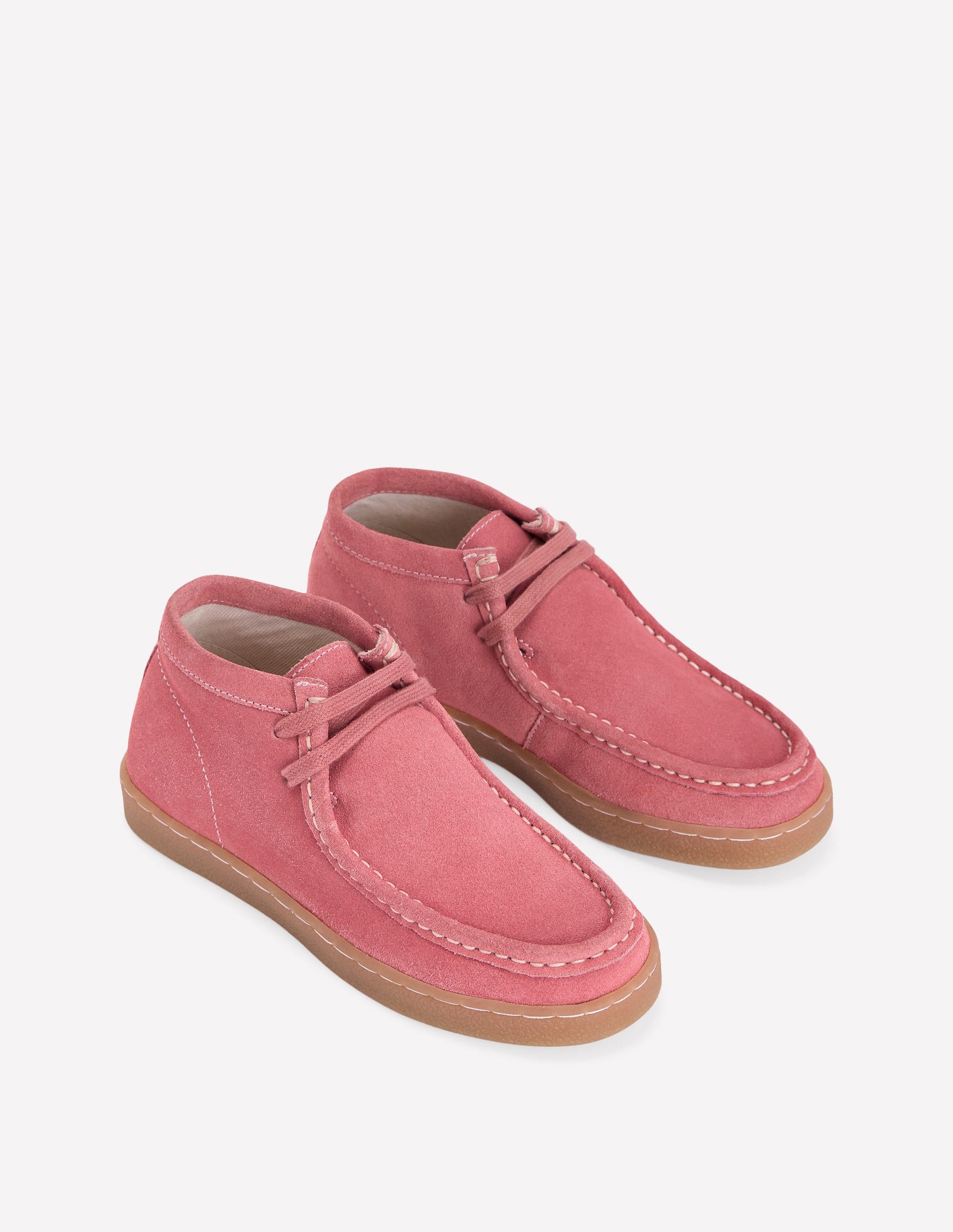 Suede Moccasin Shoe-Vintage Rose-2