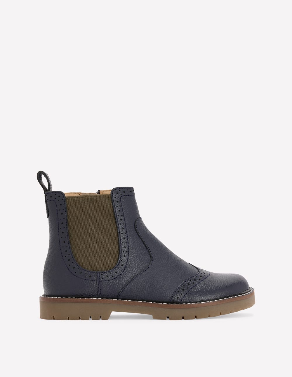 Chelsea Boots (Boys)-College Navy - Image 1