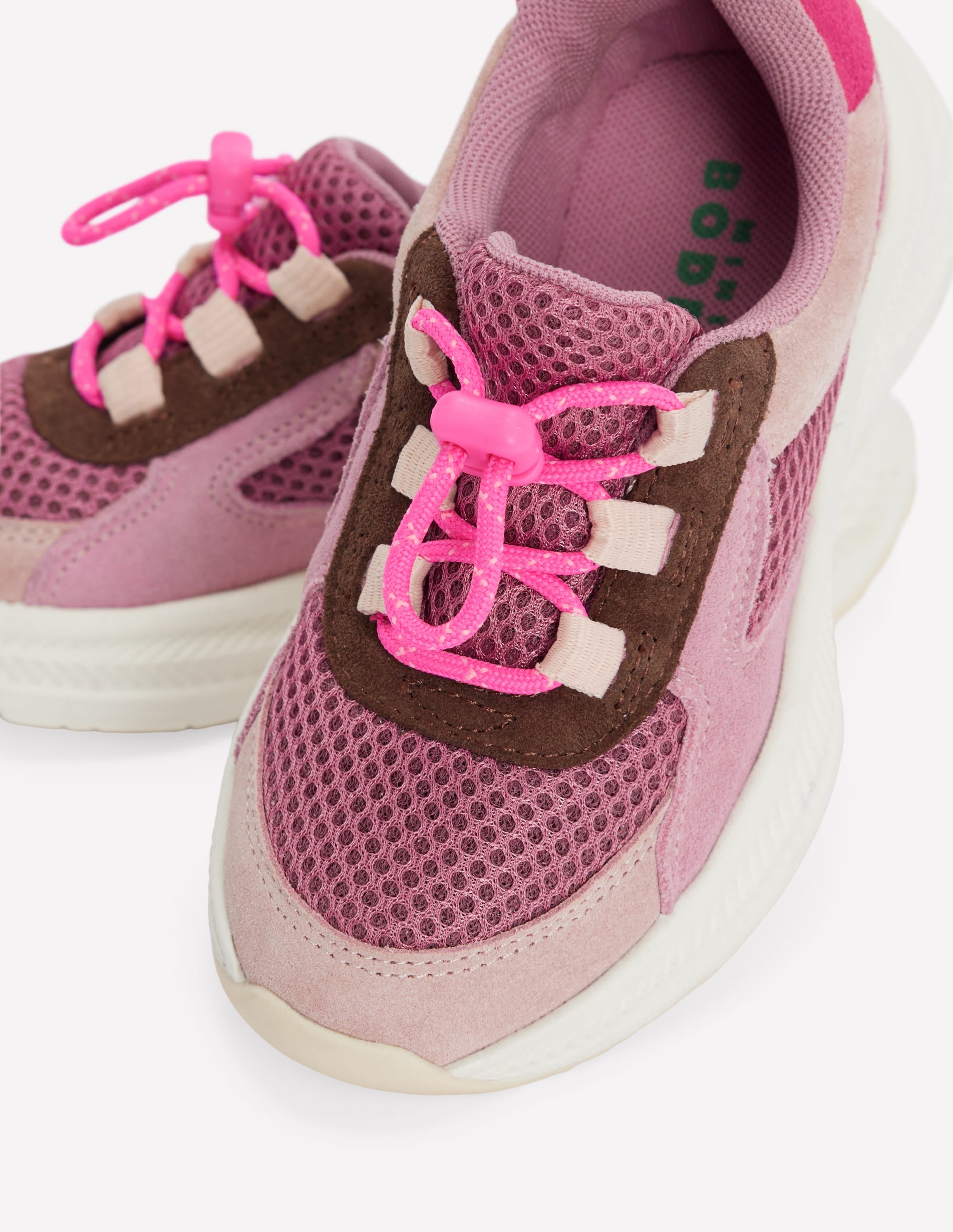 Pink Sporty Trainers-Pink Heather - Image 3