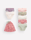 7 Pack Pants-Vintage Florals