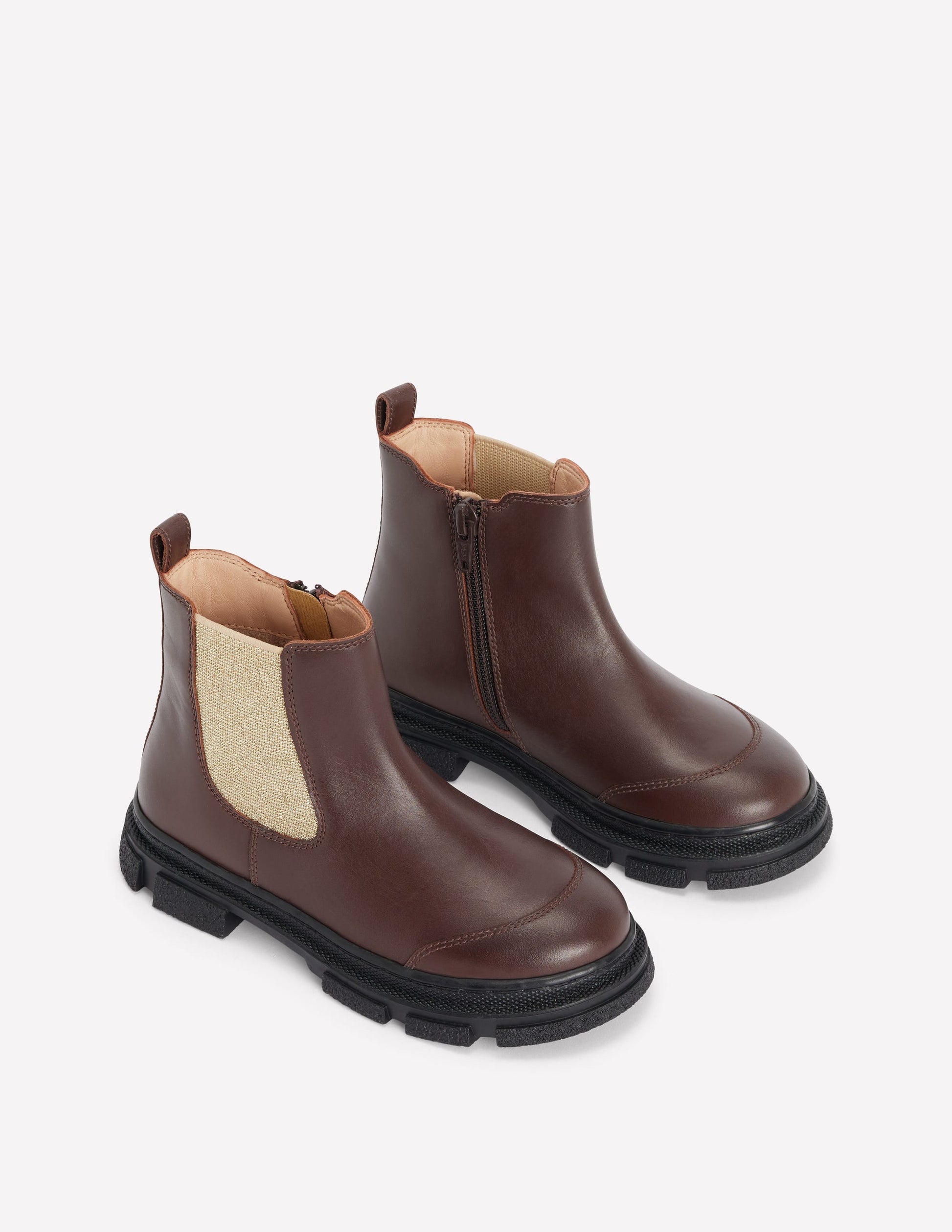 Chunky Chelsea Boots-Raw Umber-2