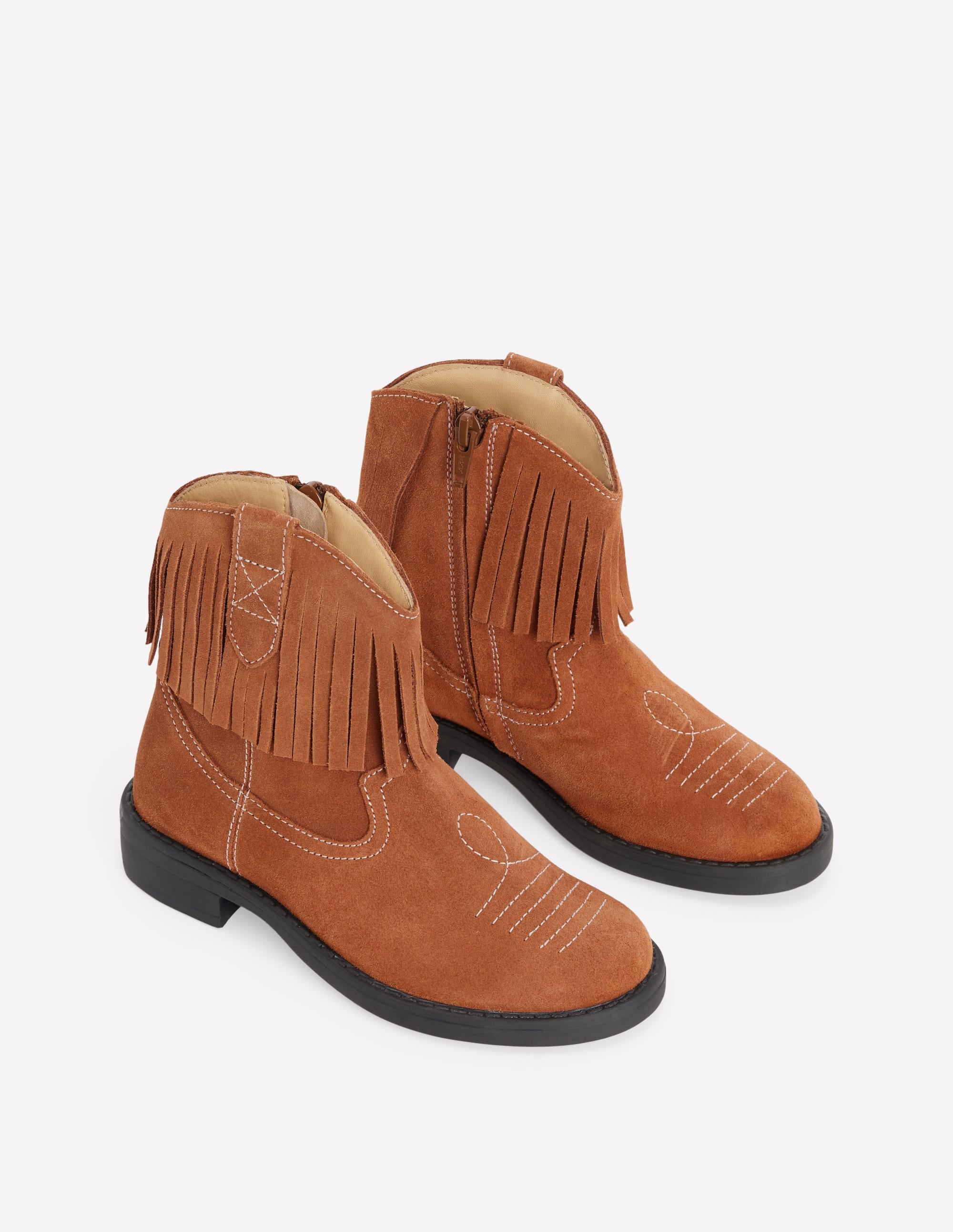Western Boots-Tan Fringe - Image 2