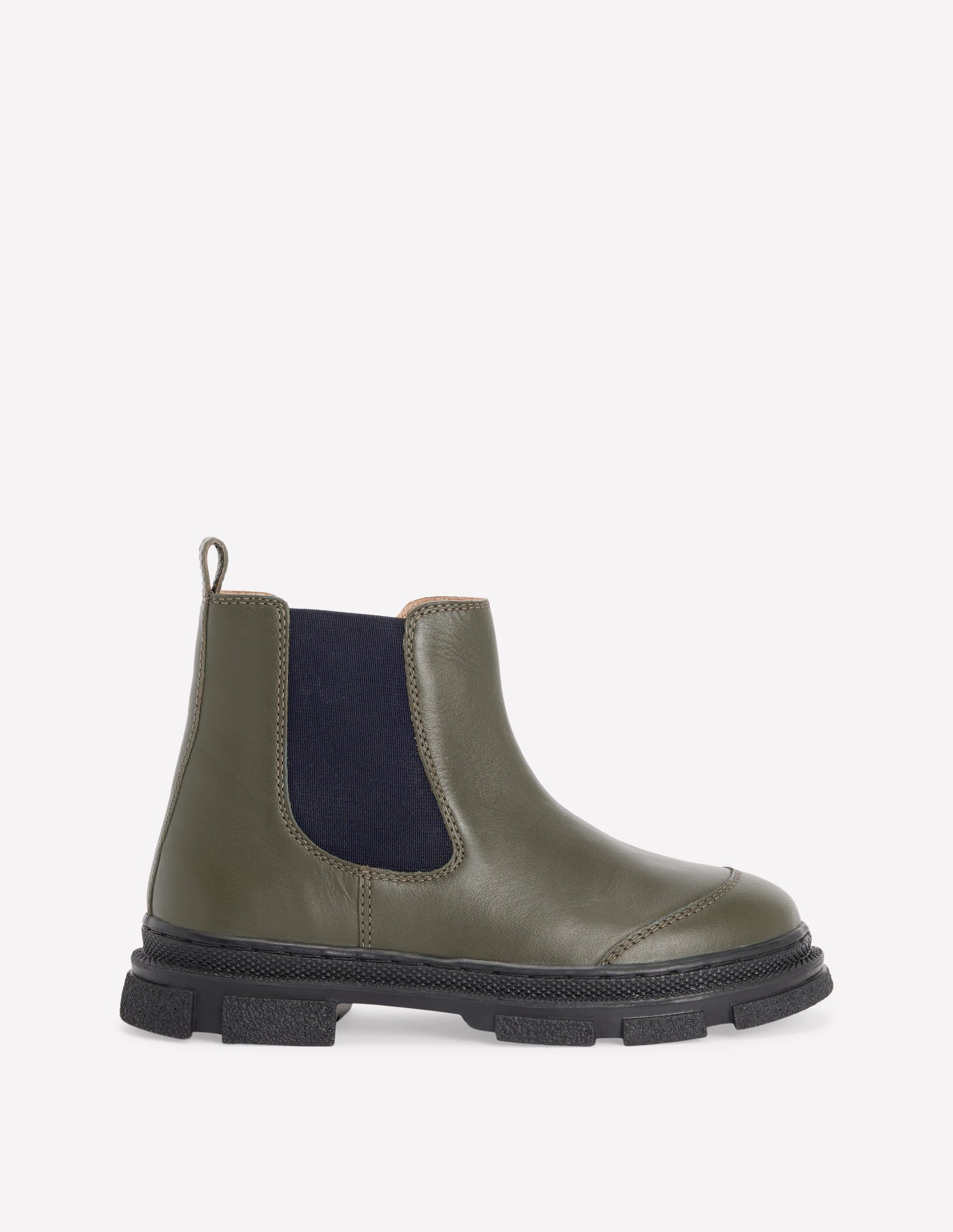 Chunky Chelsea Boots-Khaki-1