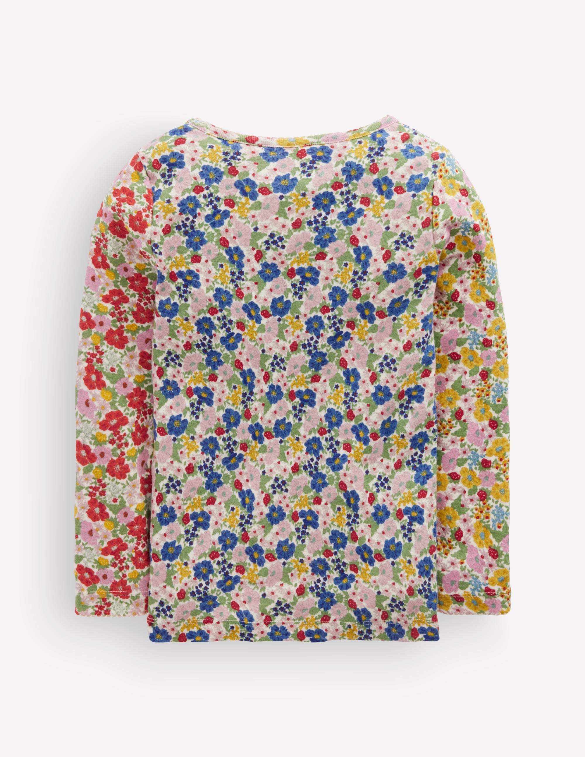 Long Sleeve Pointelle Top-Hotchpotch Floral - Image 2