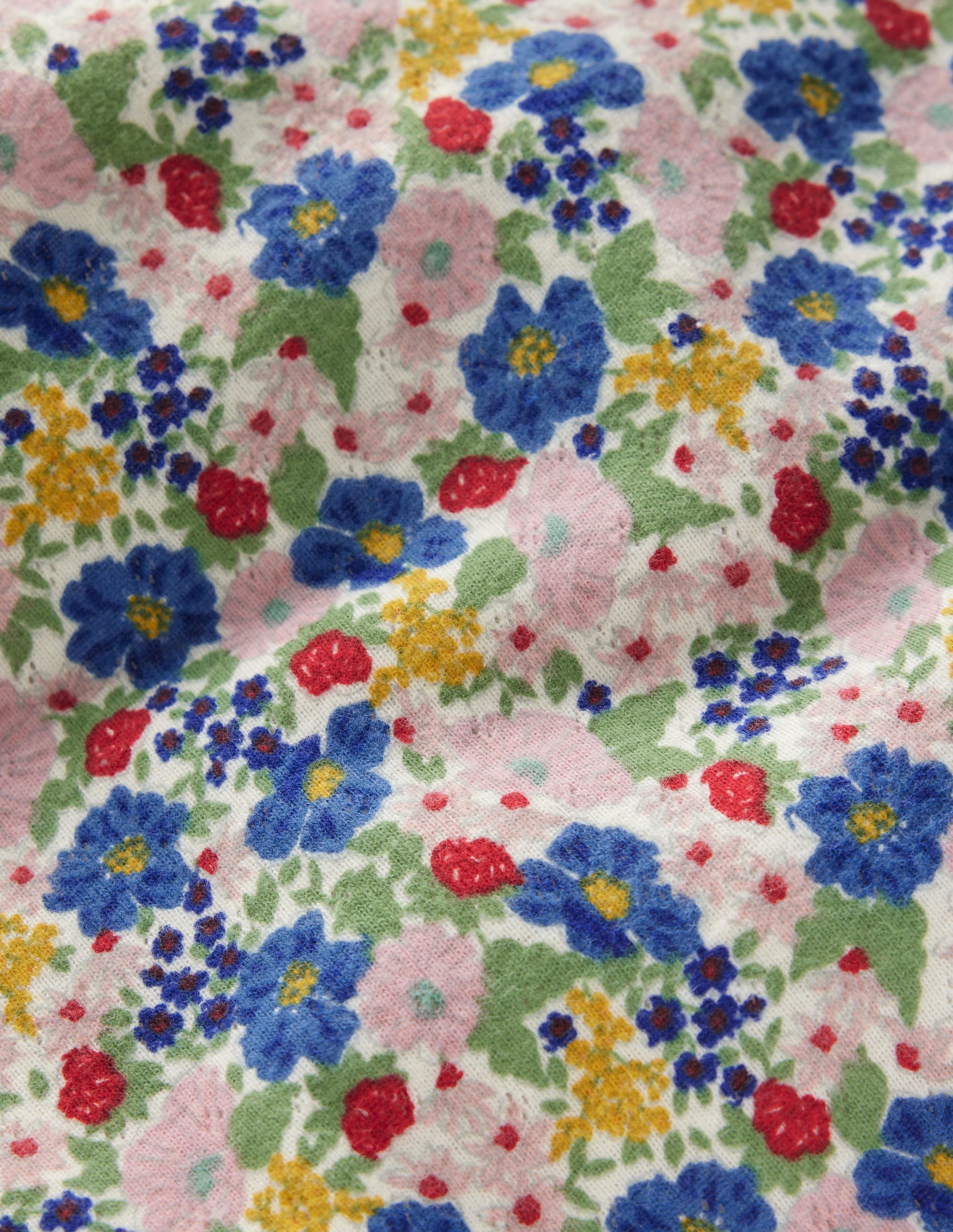 Long Sleeve Pointelle Top-Hotchpotch Floral - Image 3