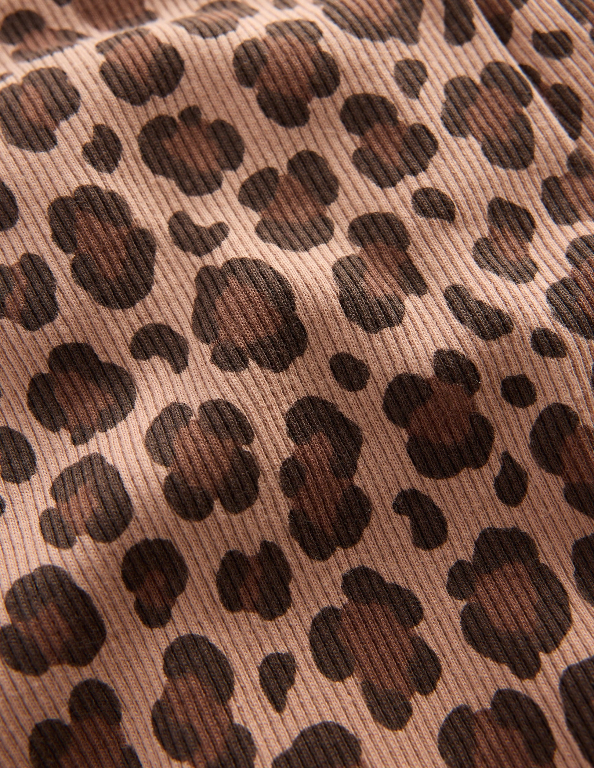 Ribbed Leggings-Brown Leopard-3