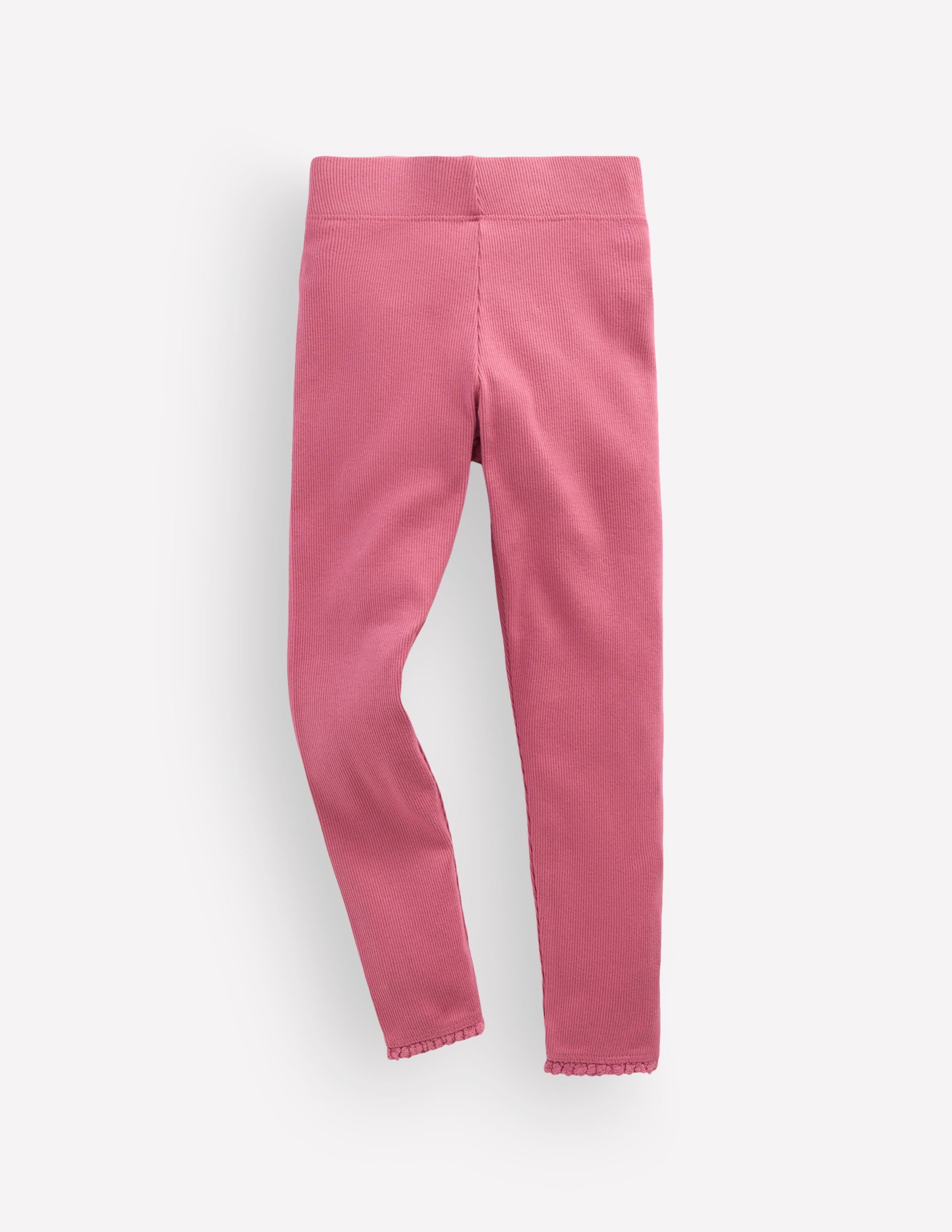 Ribbed Leggings-Pink Heather - Image 1