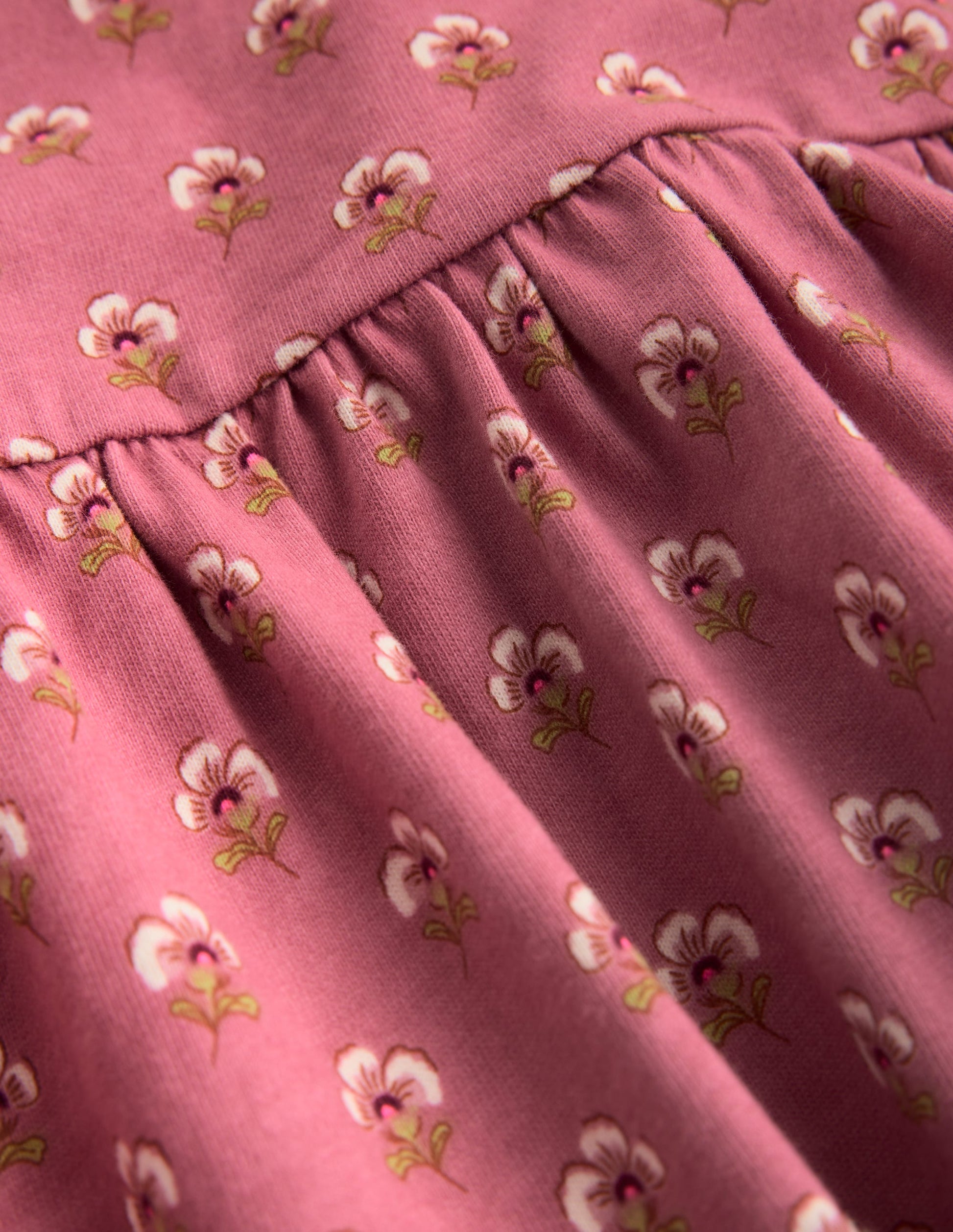 Ariel Twirly Jersey Dress-Pink Floral-3