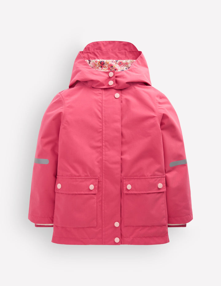 Waterproof Fisherman's Jacket-Vintage Rose