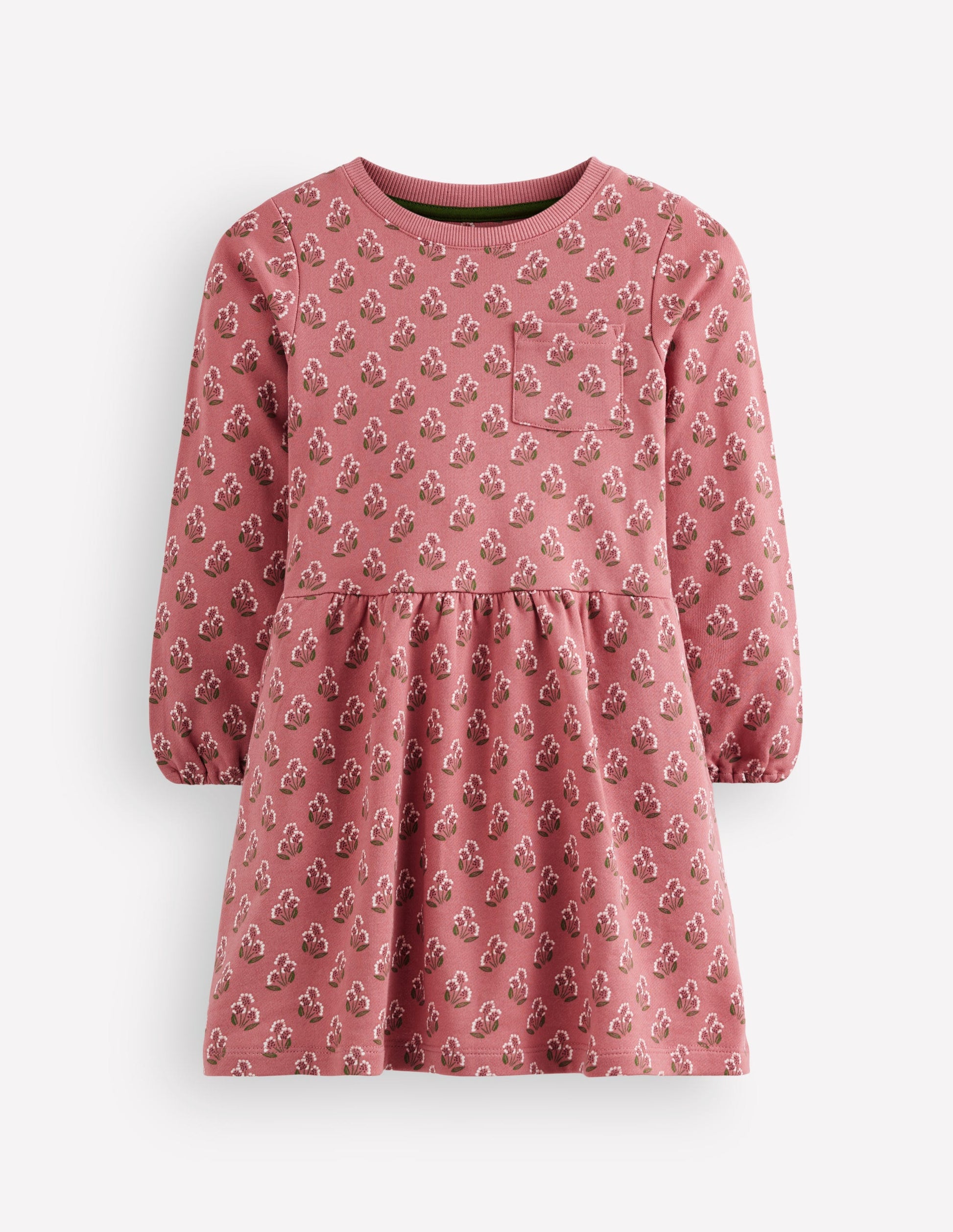 Minna Sweatshirt Dress-Pink Floral-2