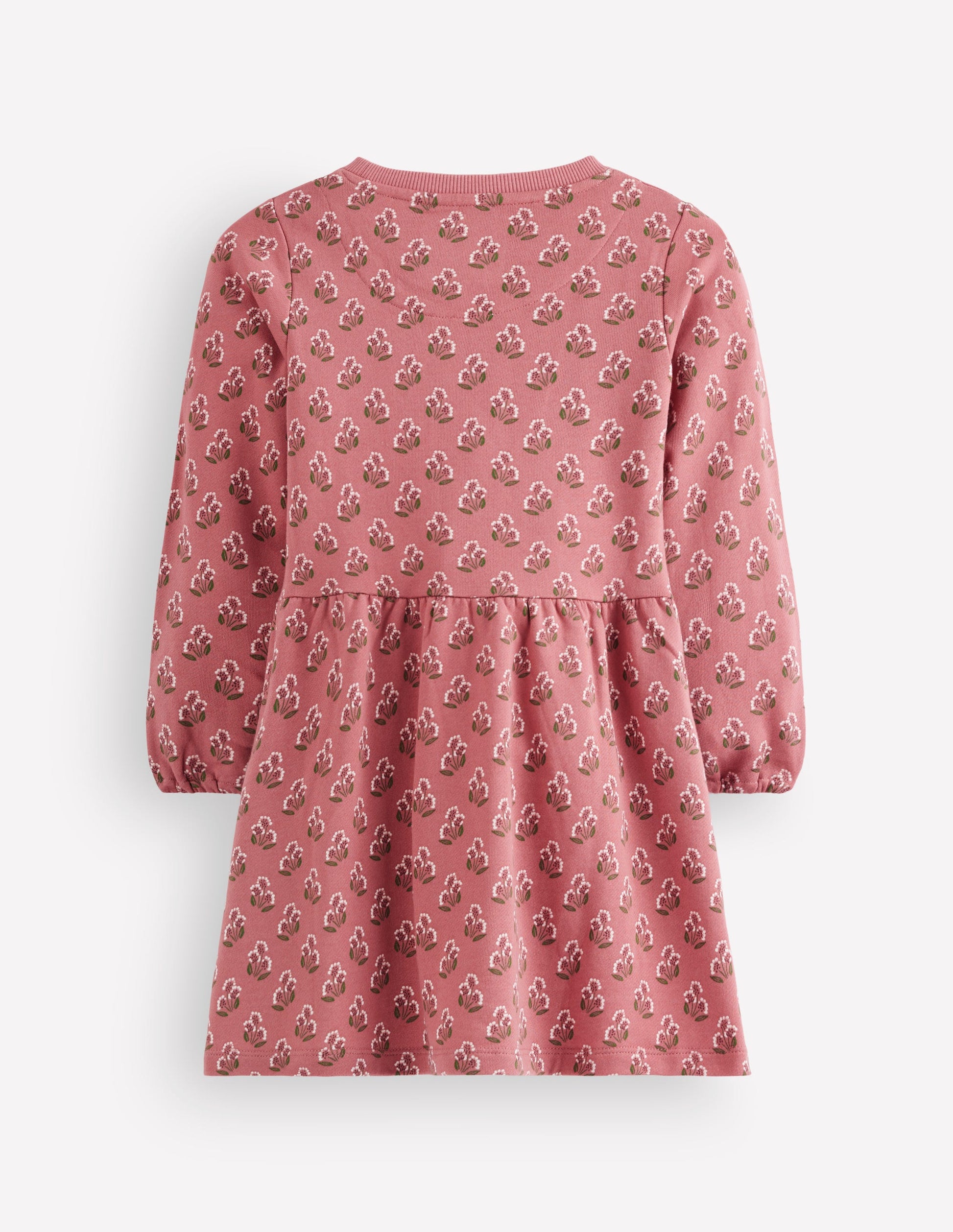 Minna Sweatshirt Dress-Pink Floral-3