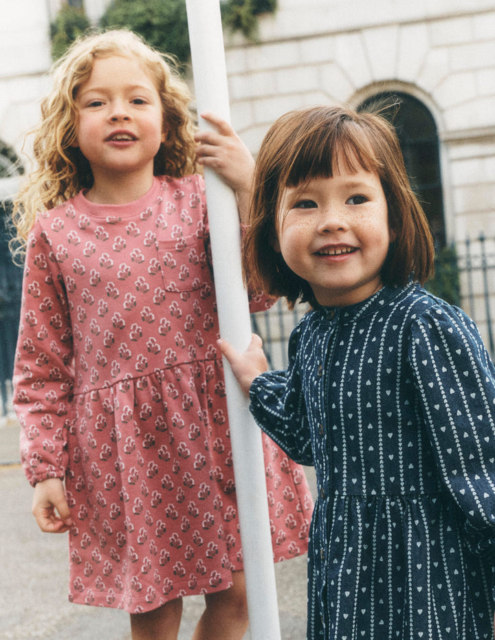 Minna Sweatshirt Dress-Pink Floral