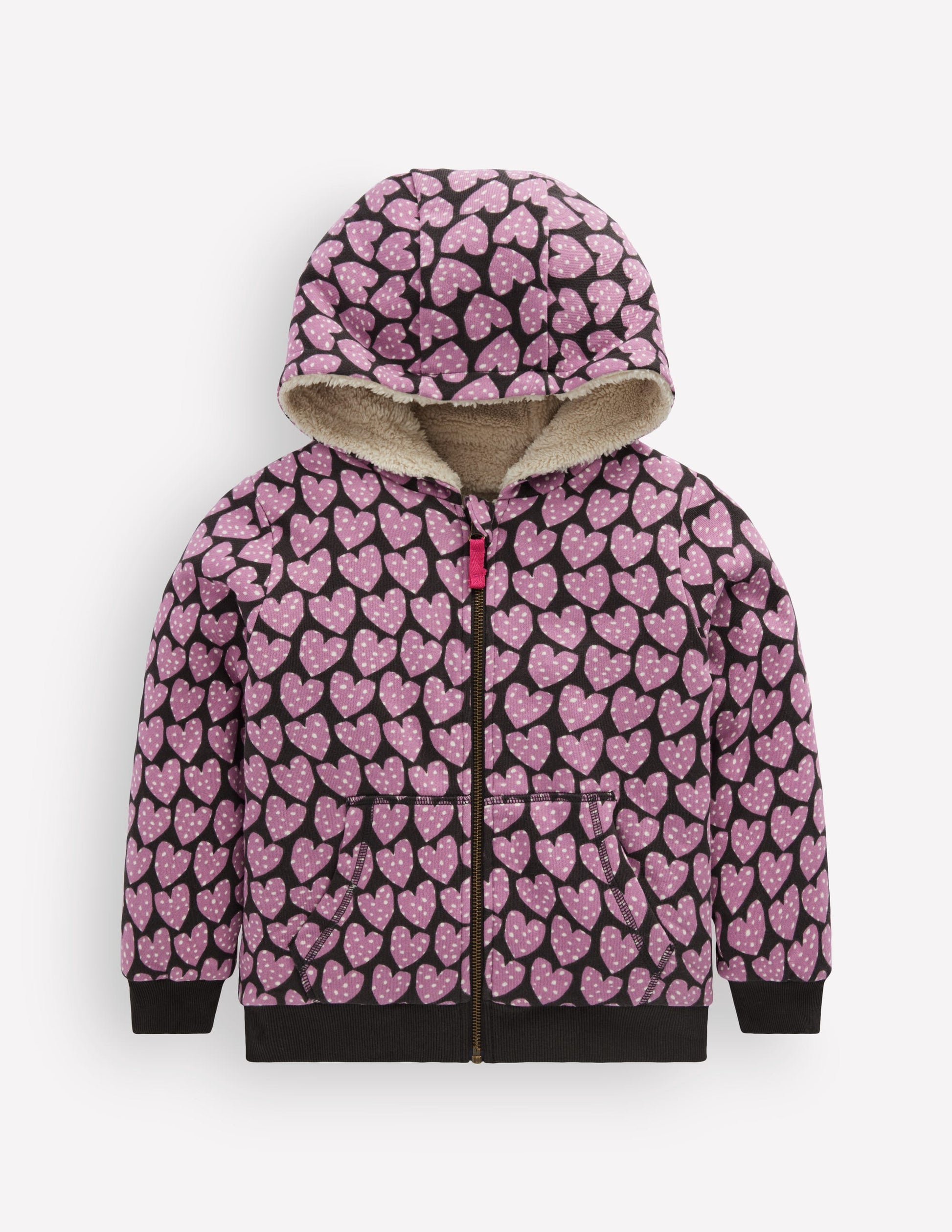 Reversible Borg Hoodie-Purple Hearts-2