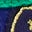 Puff Sleeve Appliqué  T-shirt-Blue Marl Patchwork Heart