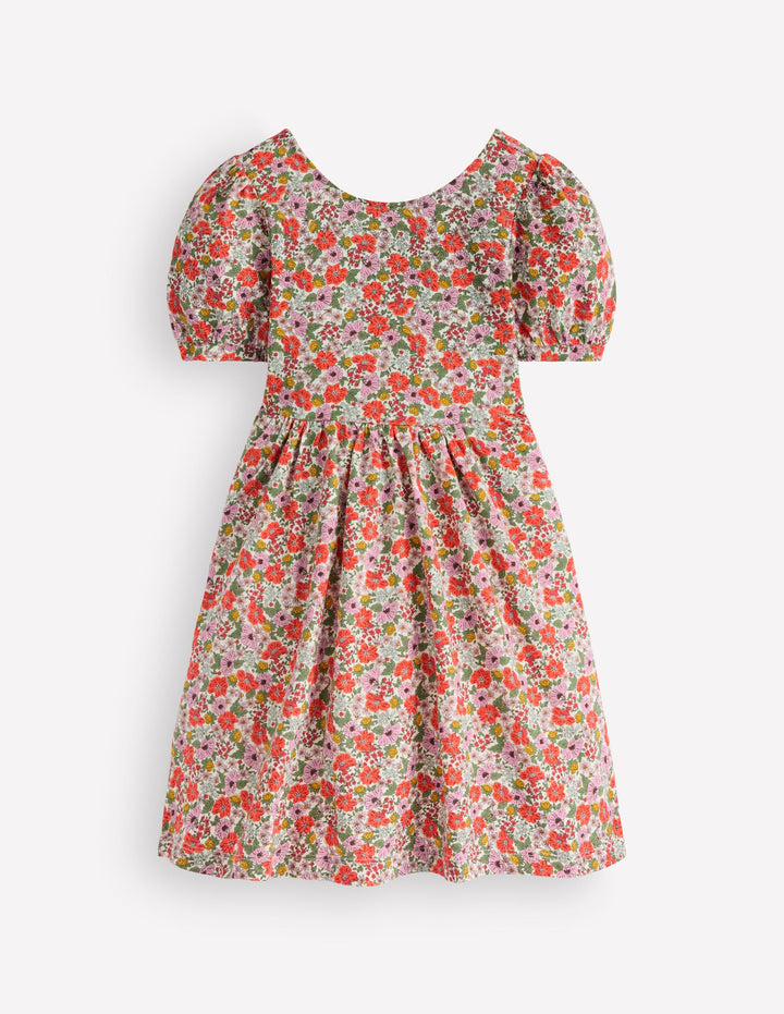 Ballerina Jersey Dress-Multi Floral