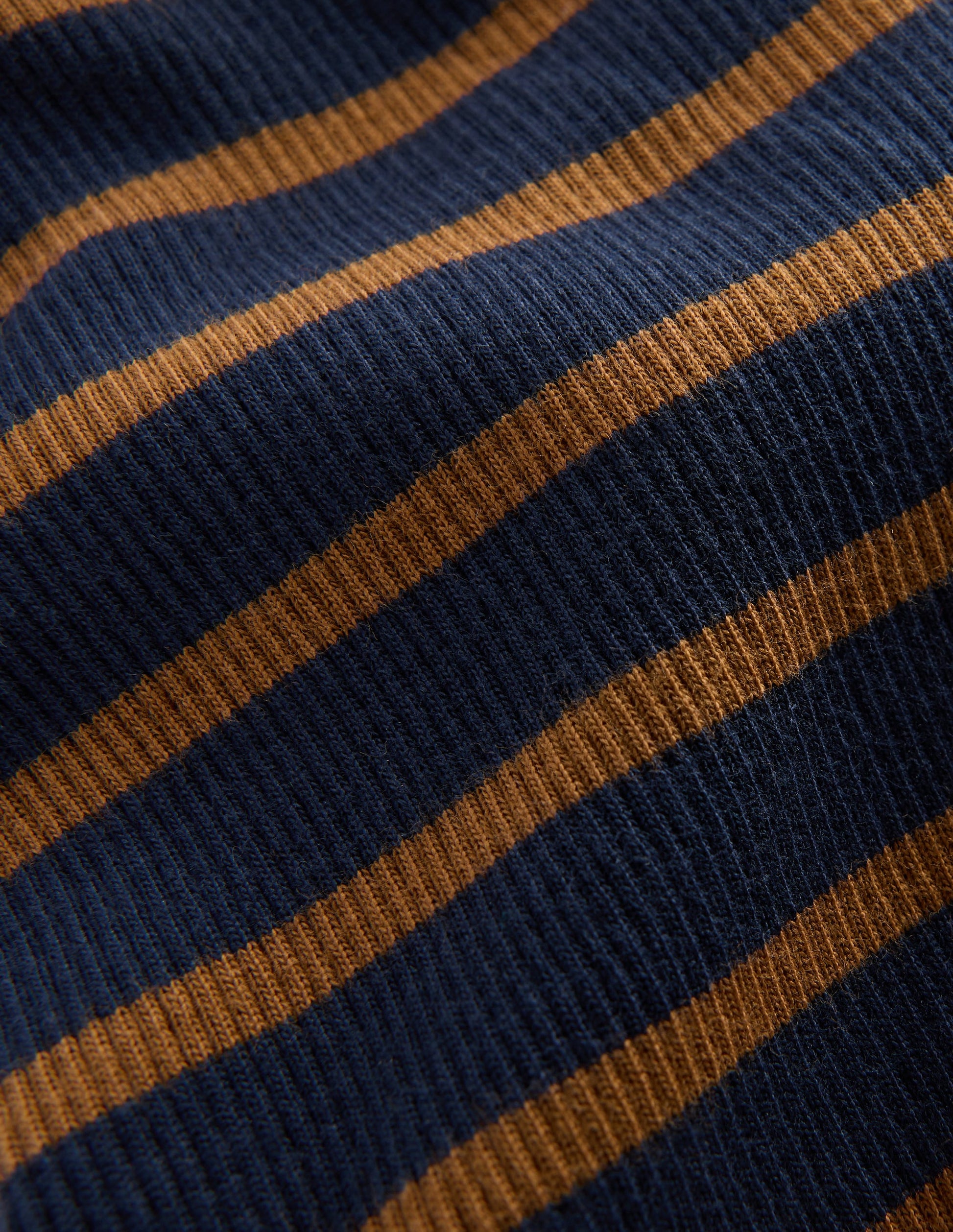 Ribbed Flared Leggings-Navy Stripe-4