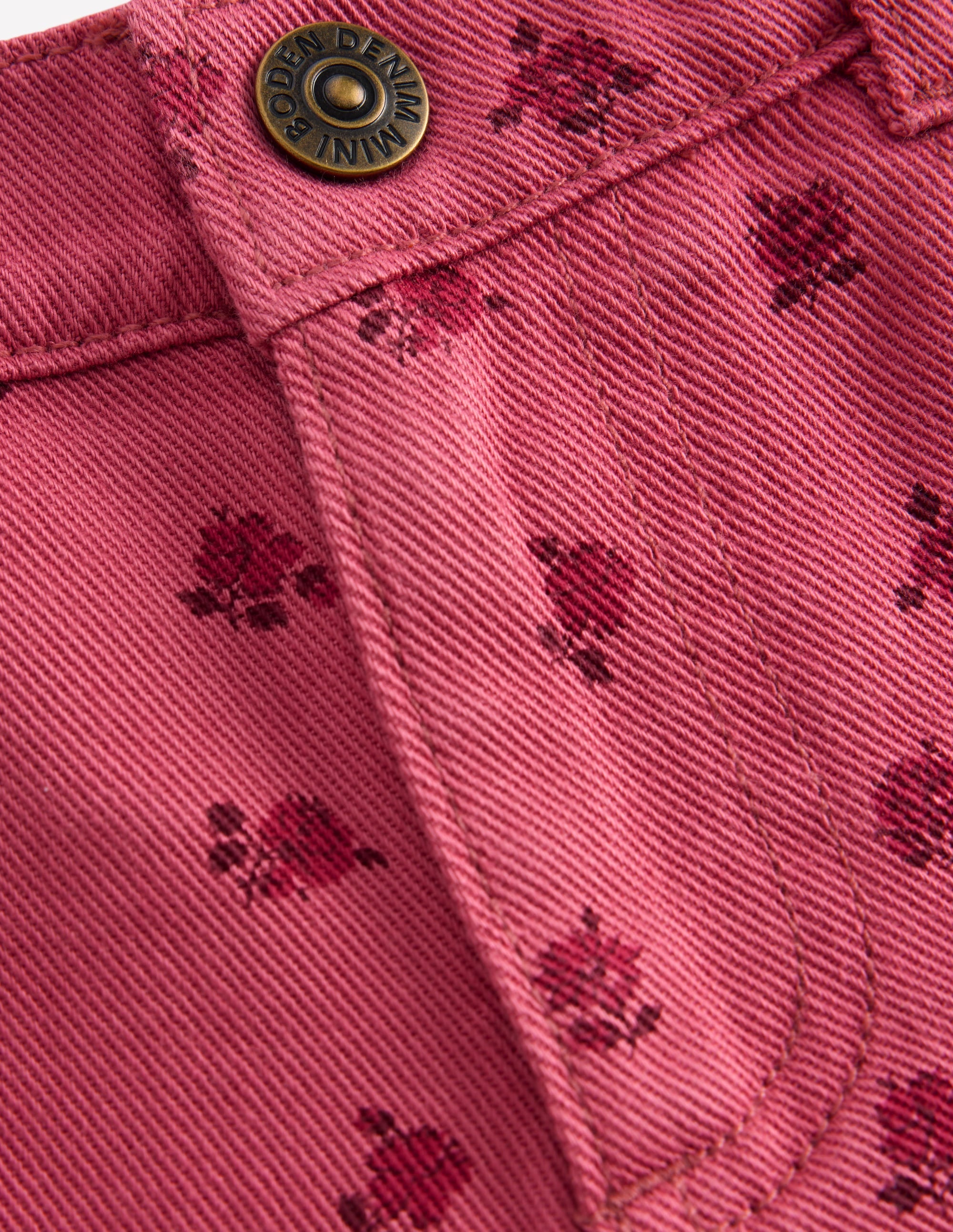 Kick Flare Jean-Winter Blush Vintage Roses - Image 3