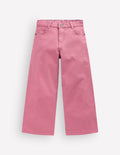 Wide Leg Jeans-Pink Heather