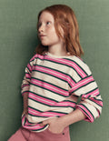 Relaxed Breton-Pink Stripe