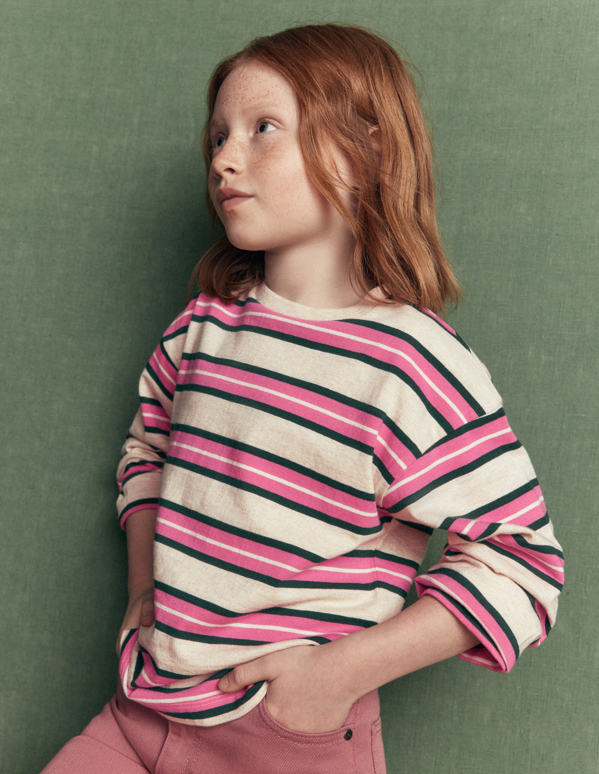 Relaxed Breton-Pink Stripe-1
