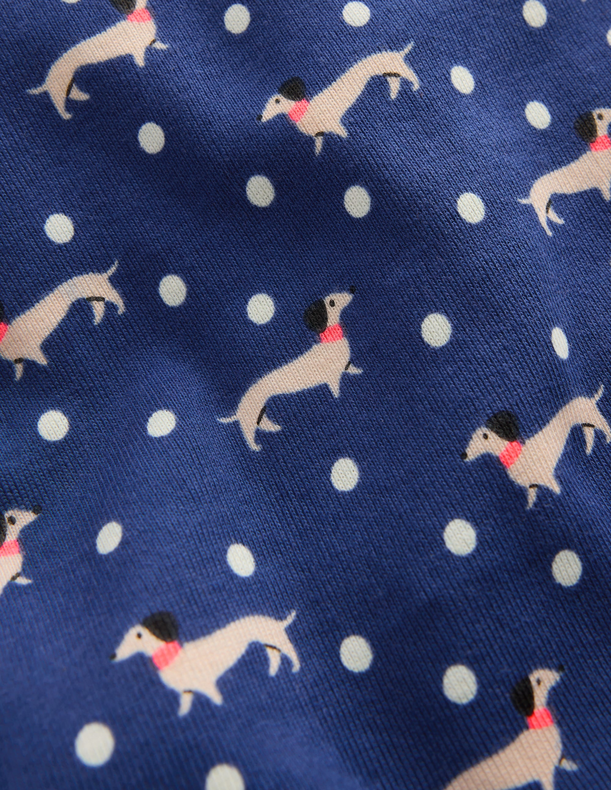 Snug Glow-In-The-Dark Pyjamas-Blue Spotty Dog - Image 3